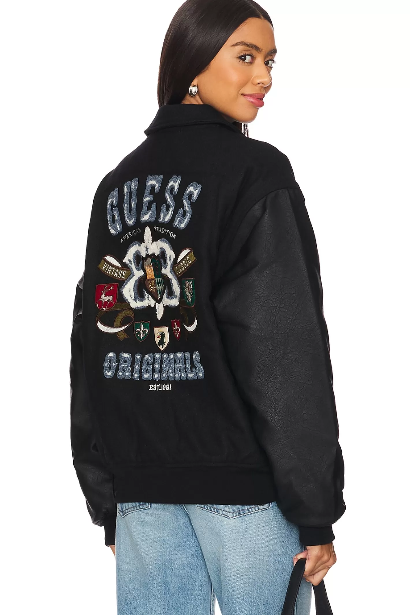 Crest Letterman Jacket>Guess Originals Outlet