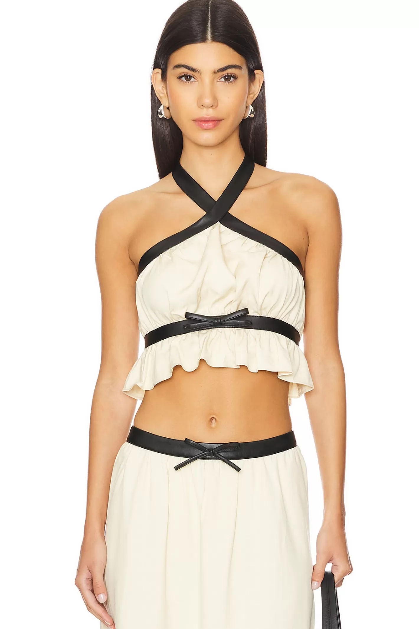 Criss Cross Halter Top>WeWoreWhat Discount