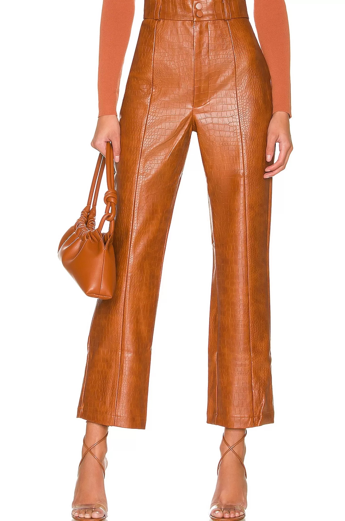 Croc Faux Leather Pant>Bardot Discount