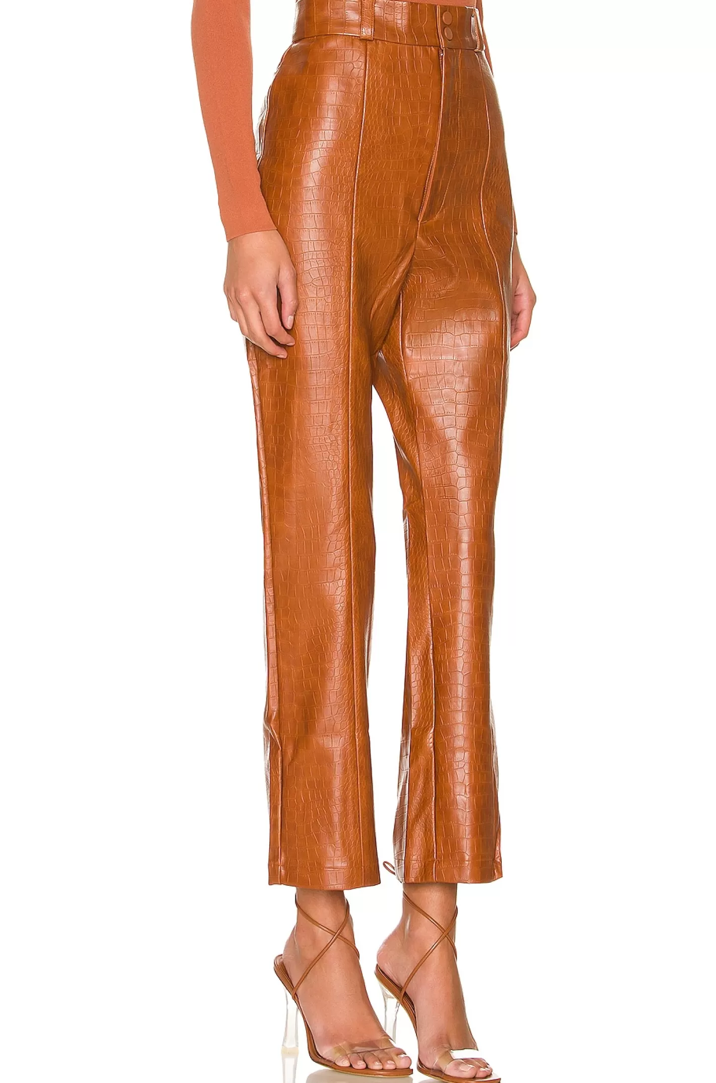 Croc Faux Leather Pant>Bardot Discount