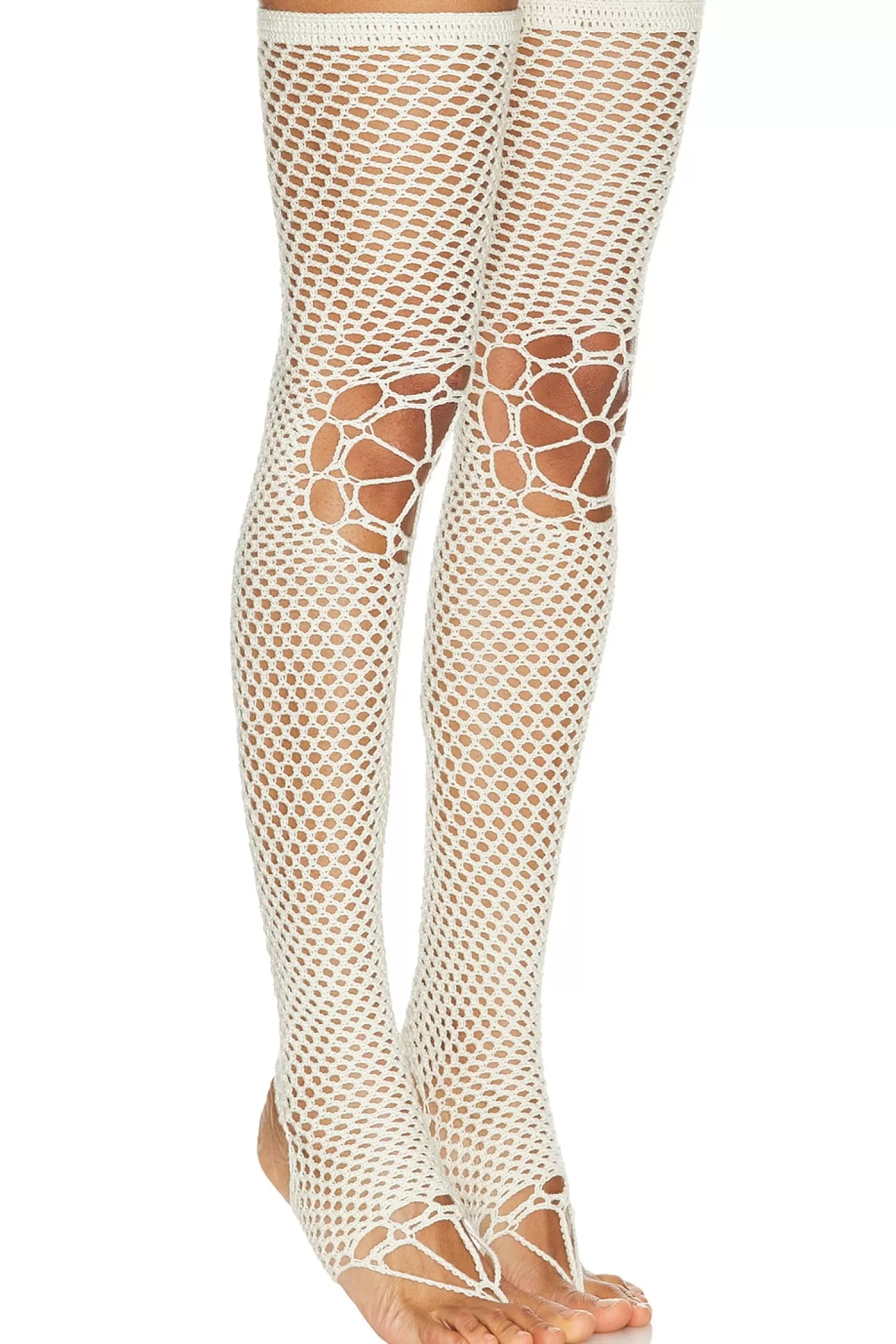 Crochet Stockings With Floral Knees>nastyamasha Clearance