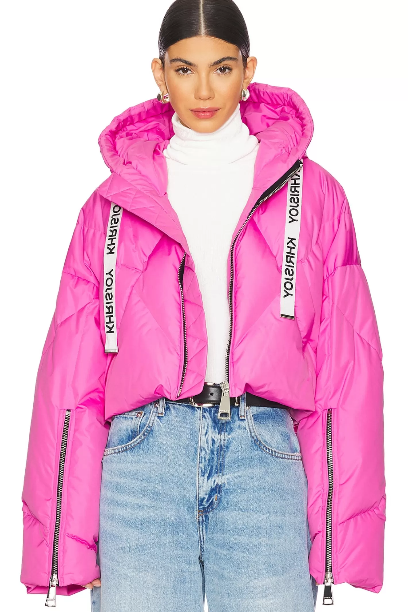 Crop Iconic Puffer Jacket>Khrisjoy Sale