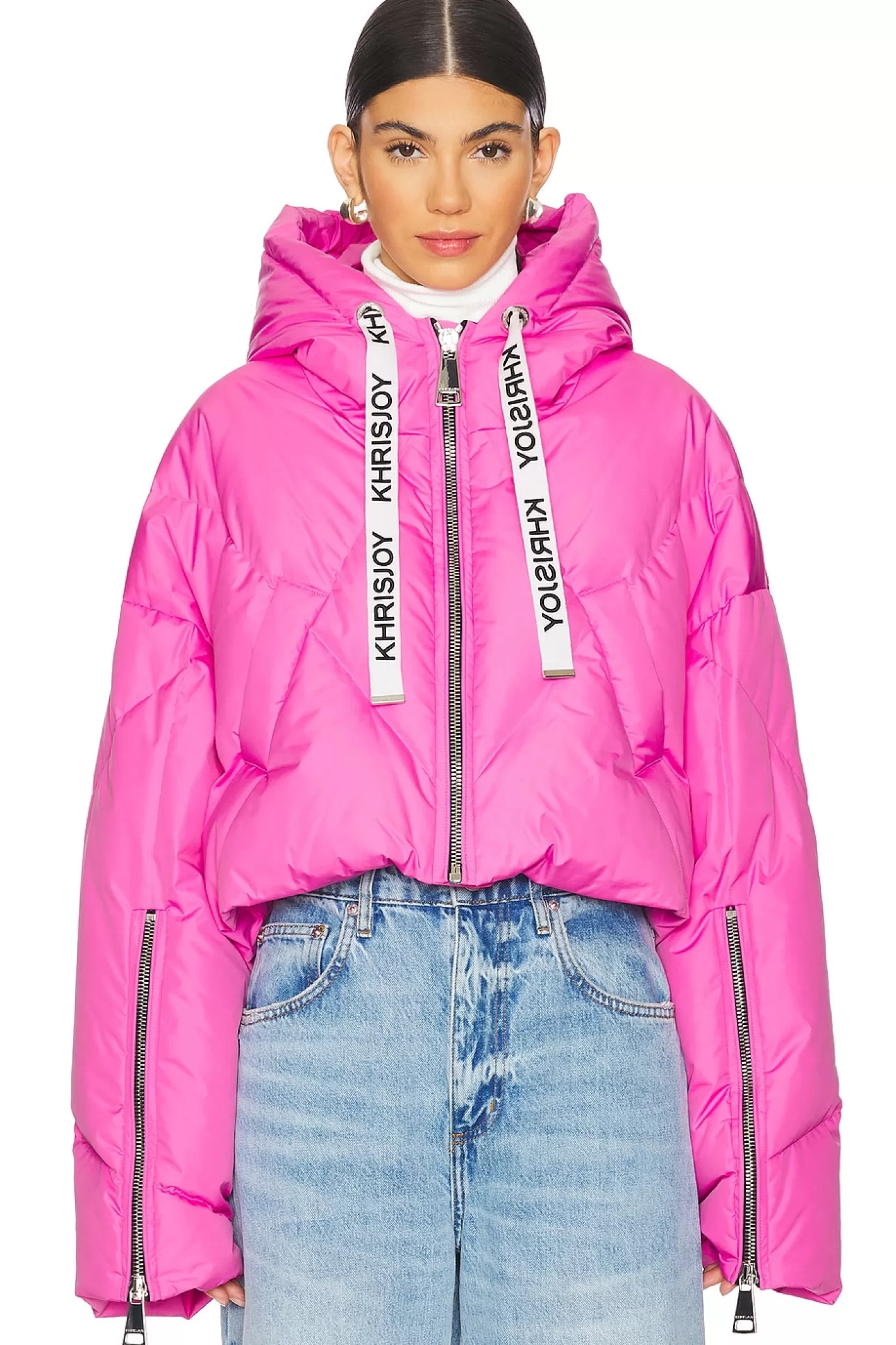 Crop Iconic Puffer Jacket>Khrisjoy Sale