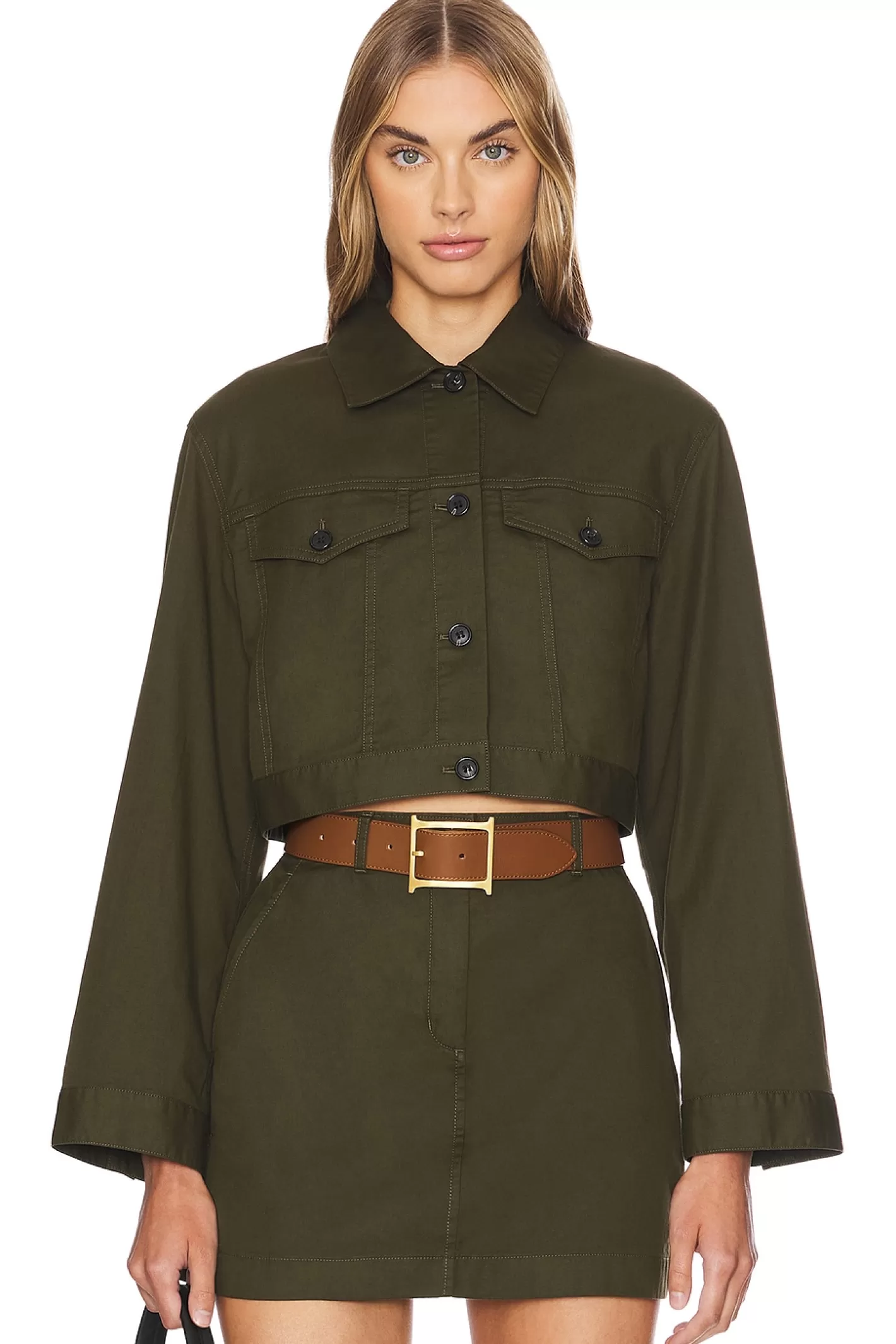 Crop Trucker Jacket>Theory Discount