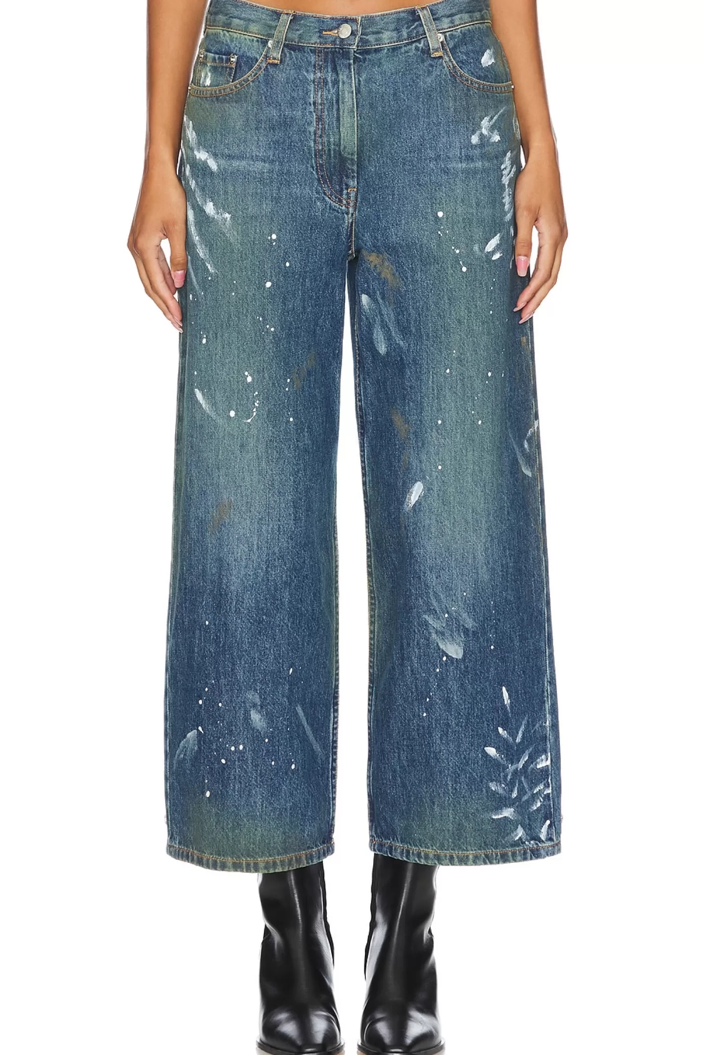 Cropped Wide Leg>Helmut Lang Flash Sale