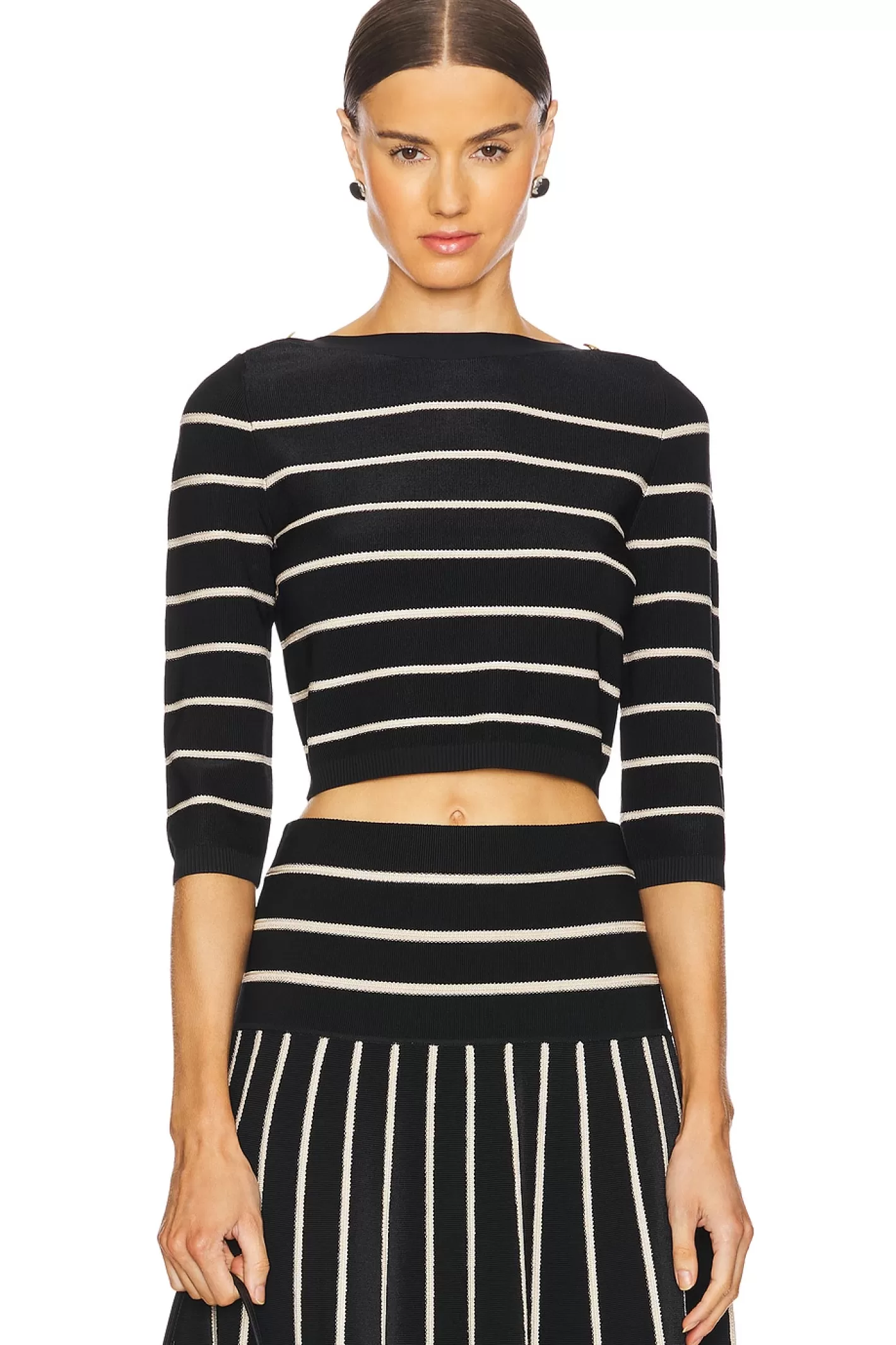 Crush Stripe Cropped Top>Zimmermann Best Sale