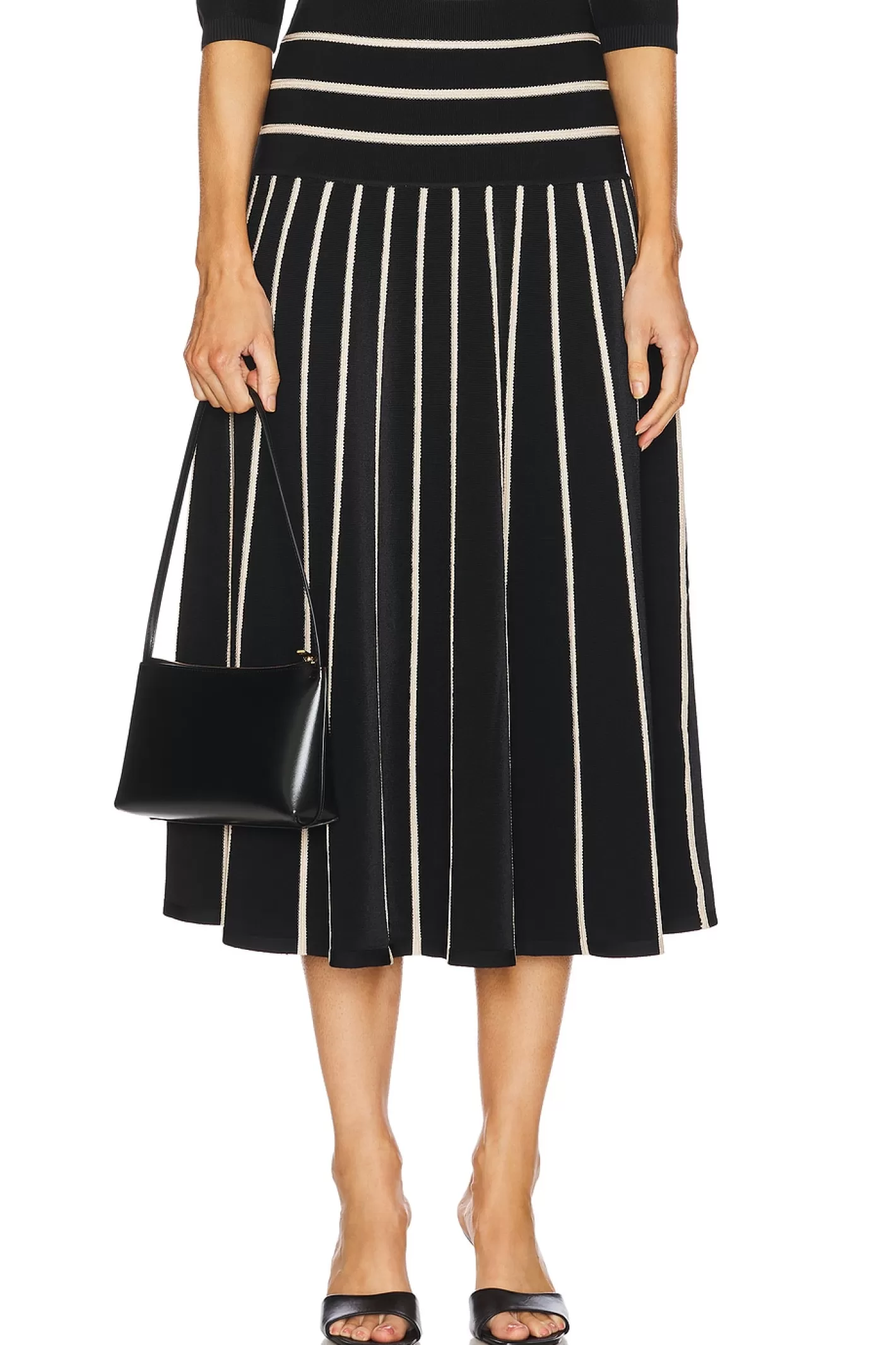 Crush Stripe Midi Skirt>Zimmermann Best