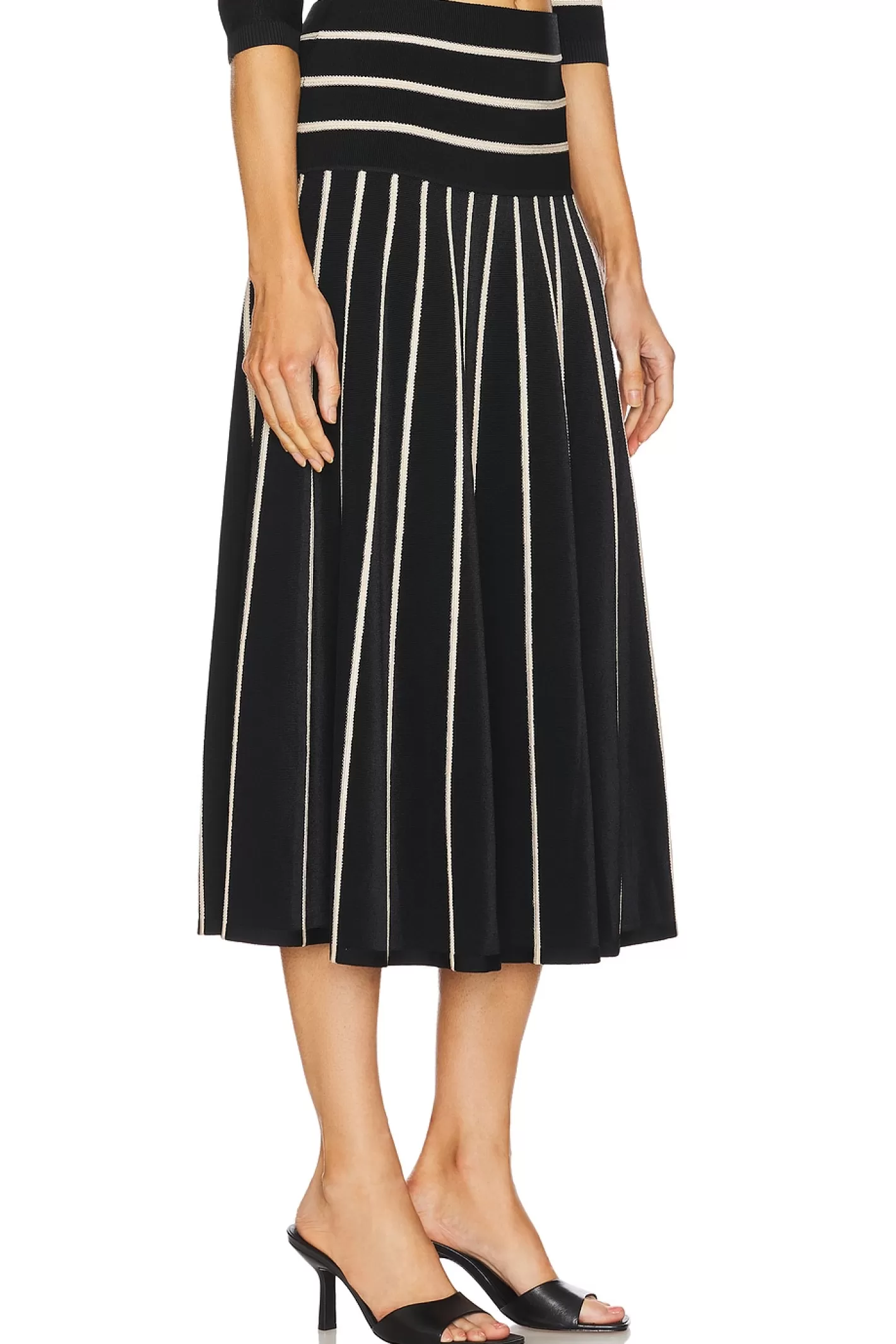 Crush Stripe Midi Skirt>Zimmermann Best