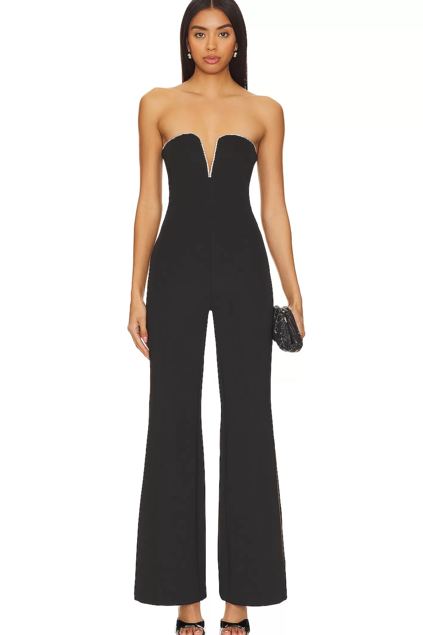 Crystal Scuba Jumpsuit>Good American Cheap