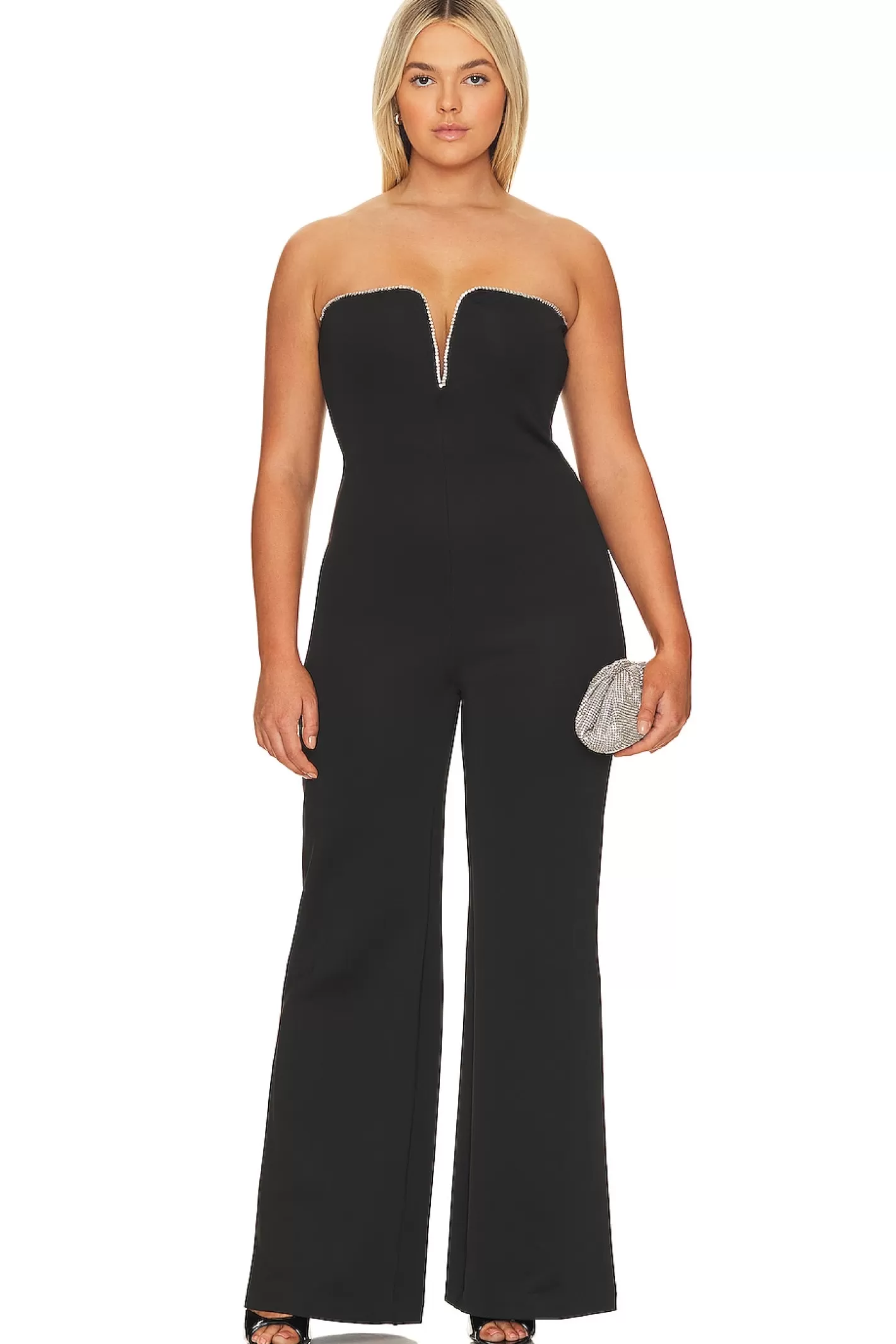 Crystal Scuba Jumpsuit>Good American Cheap