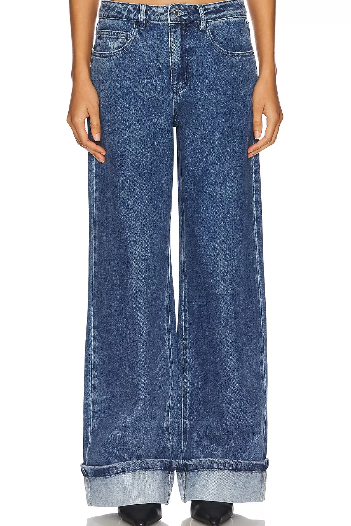 Cuff Straight Leg Jean>WeWoreWhat Shop