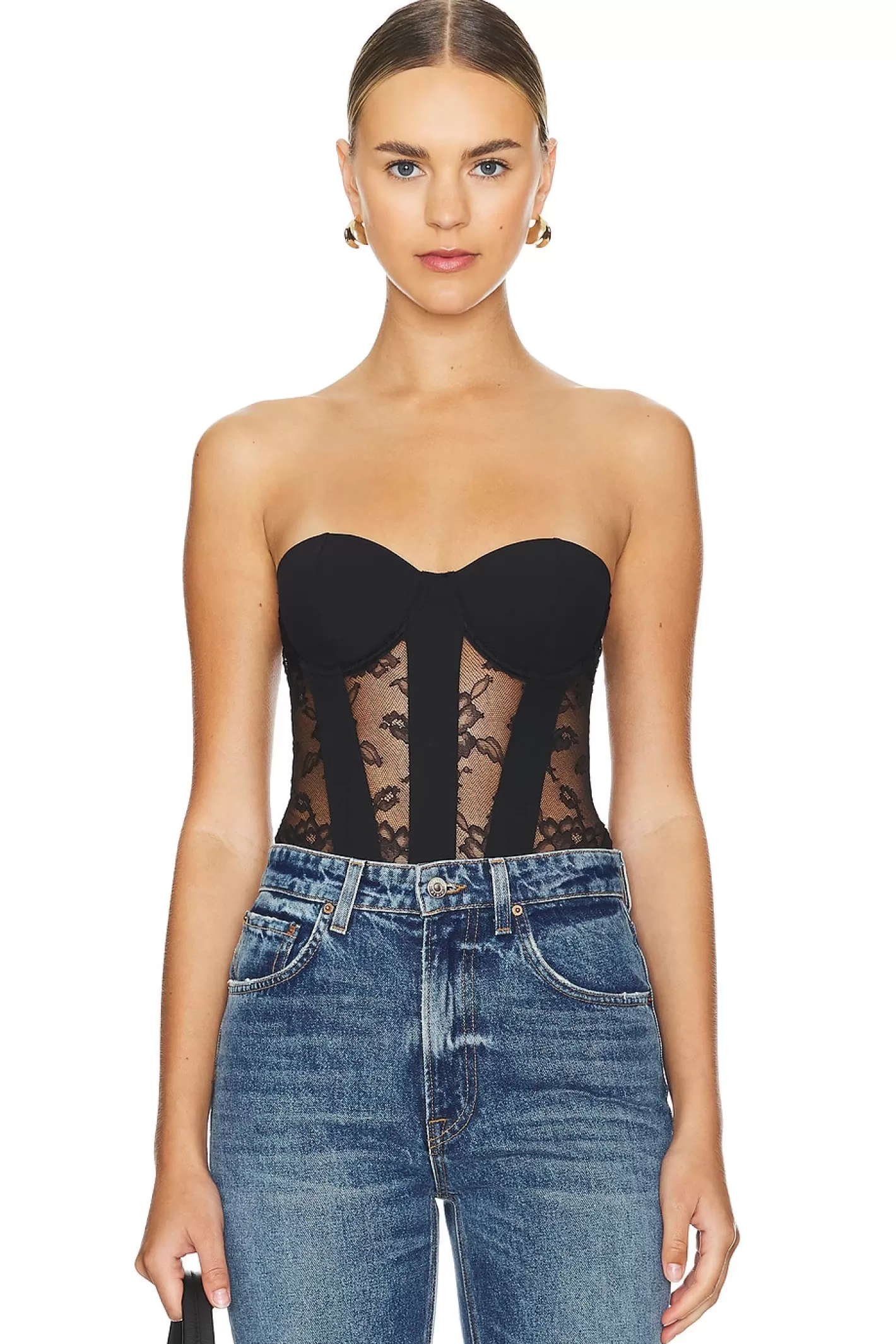 Cupped Bodysuit>fleur du mal New