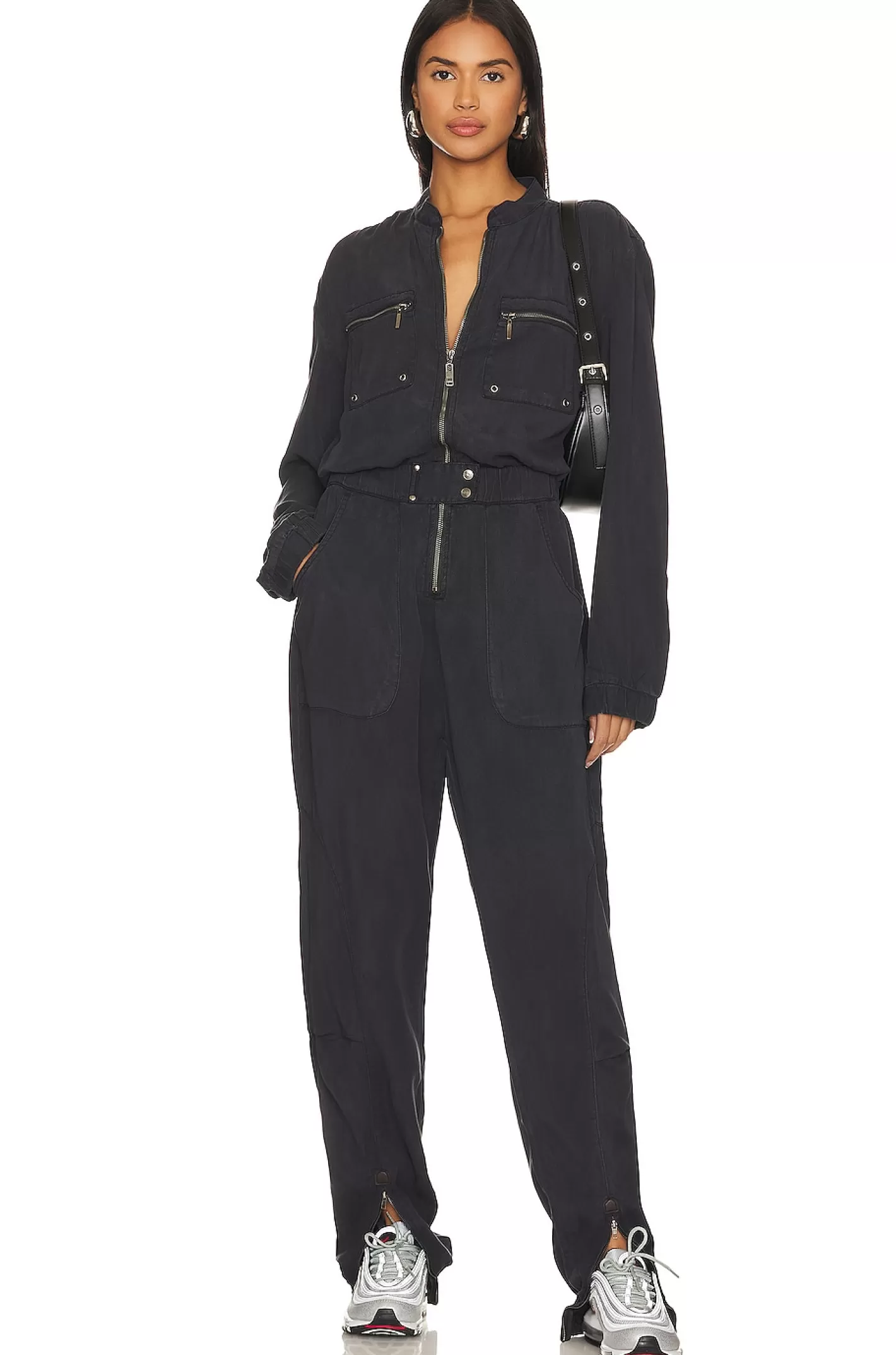 Dark Romance Zipped Up Jumpsuit>One Teaspoon Fashion