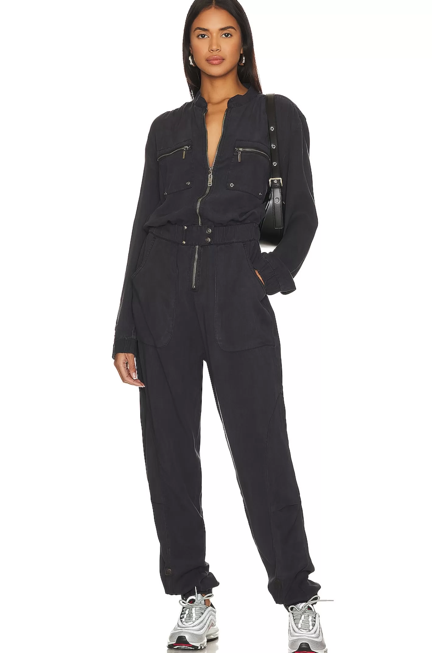 Dark Romance Zipped Up Jumpsuit>One Teaspoon Fashion