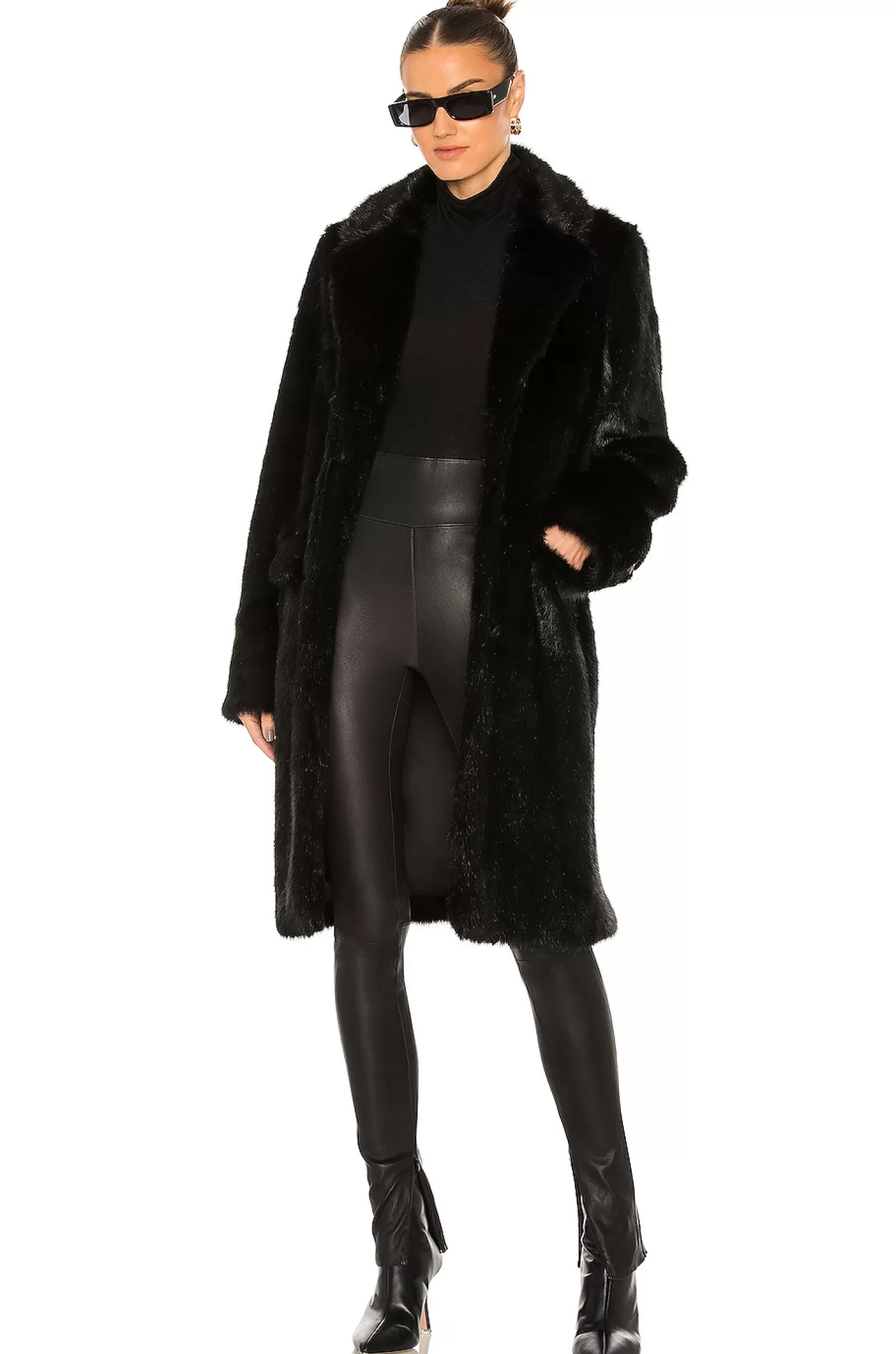 Dawson Faux Fur Coat>RTA Clearance