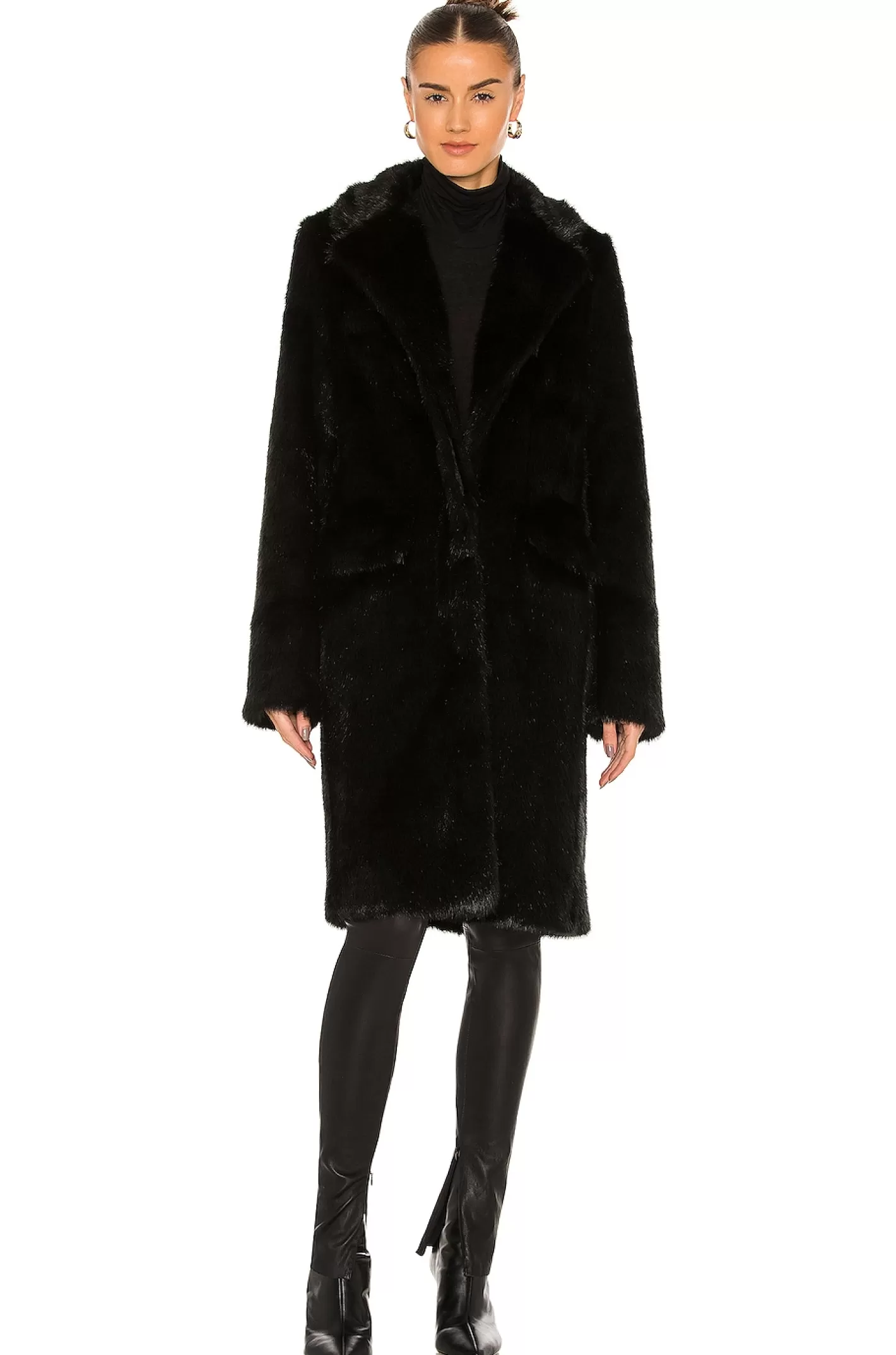 Dawson Faux Fur Coat>RTA Clearance