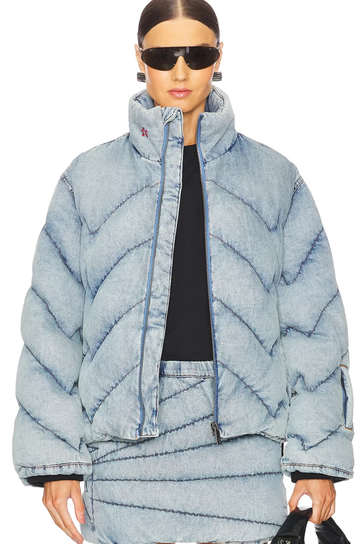 Denim Puffer Jacket>Perfect Moment Online