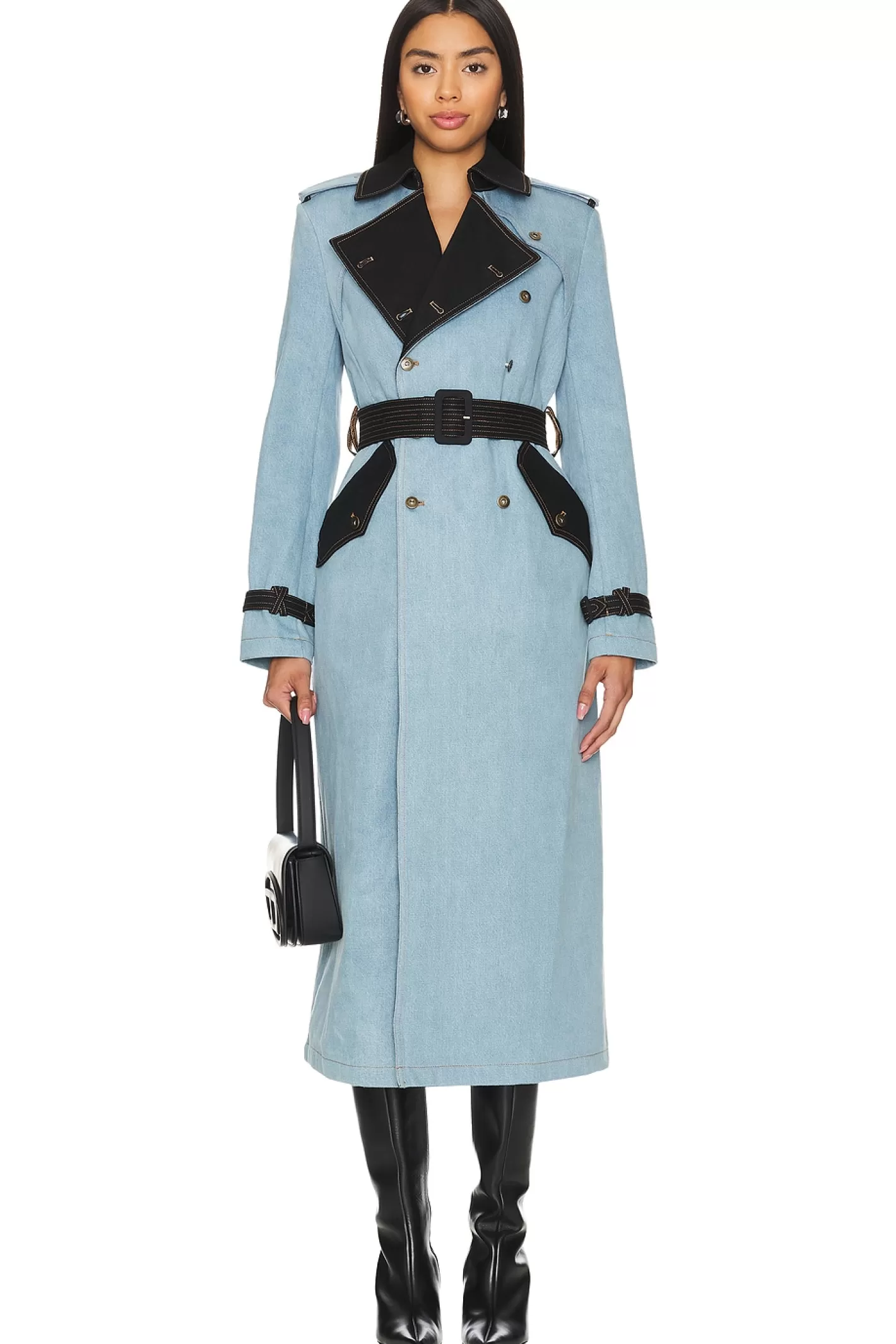 Denim Trench>fleur du mal Cheap
