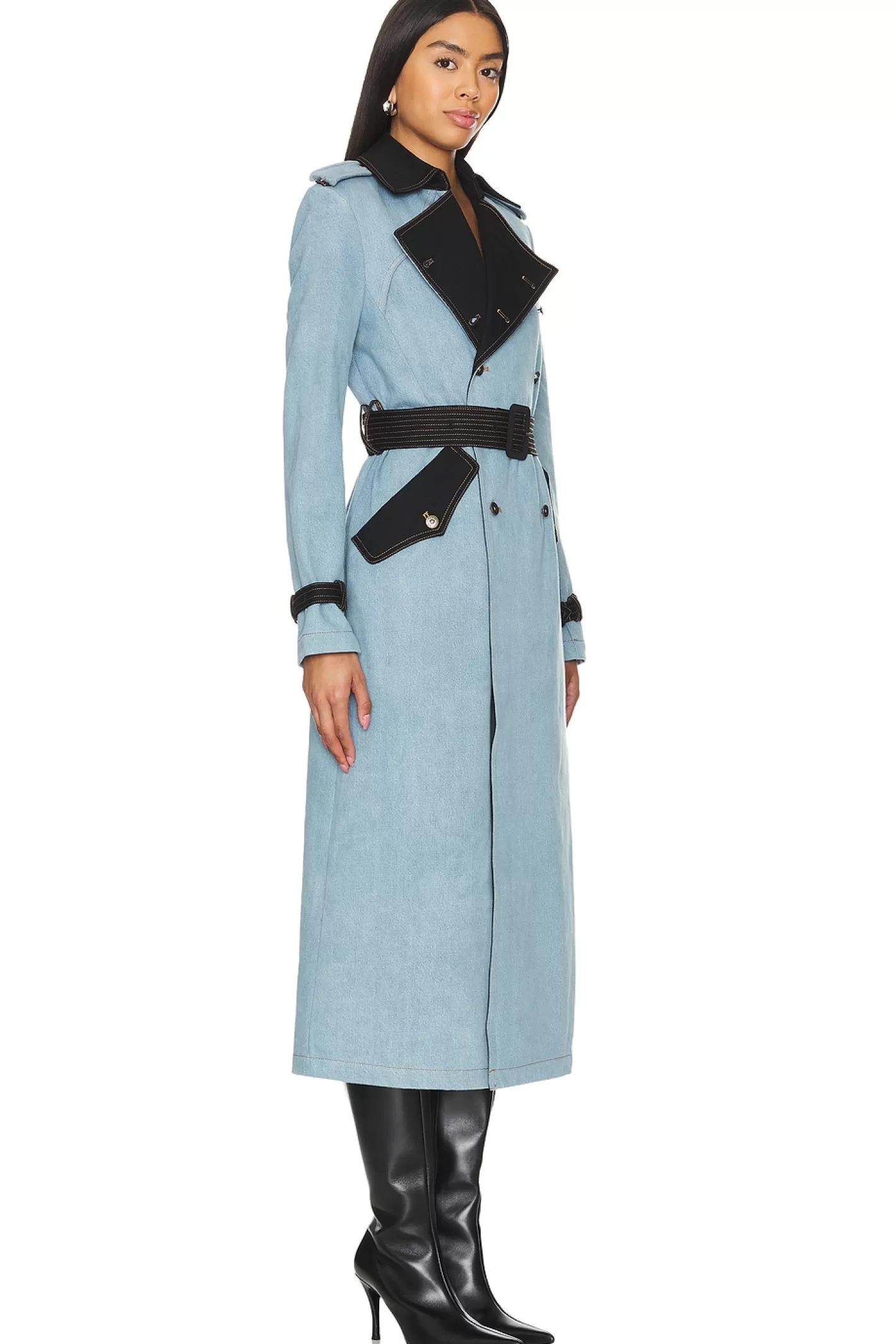 Denim Trench>fleur du mal Cheap