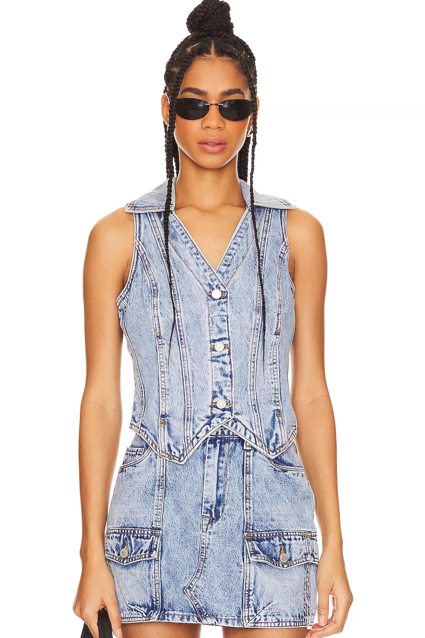 Denim Vest>BLANKNYC Fashion