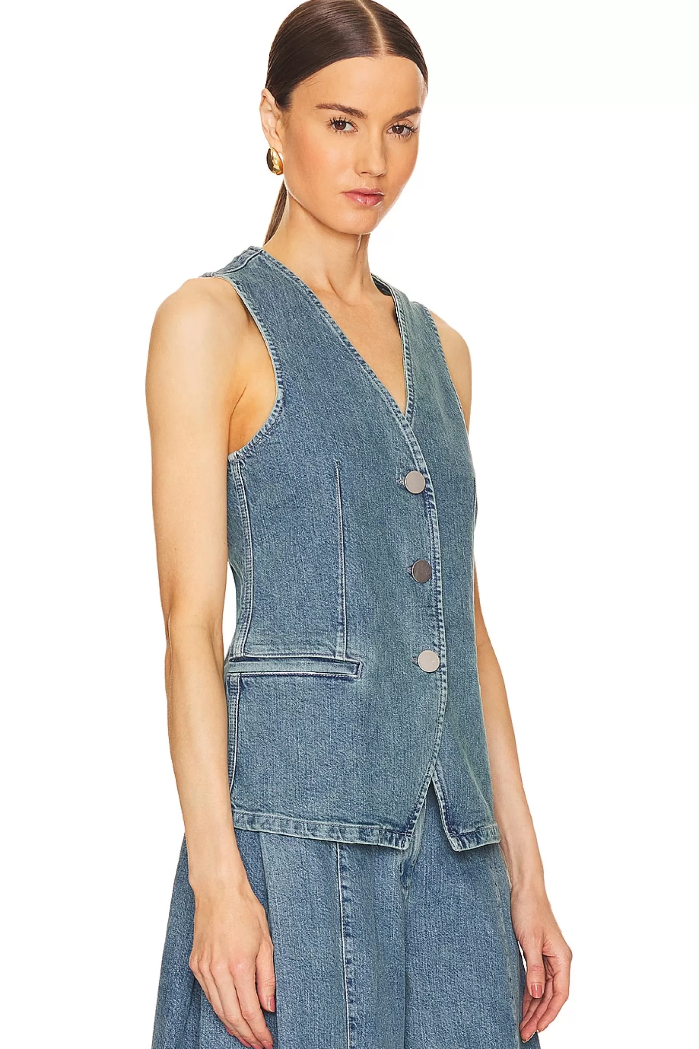 Denim Waistcoat>REMAIN Online