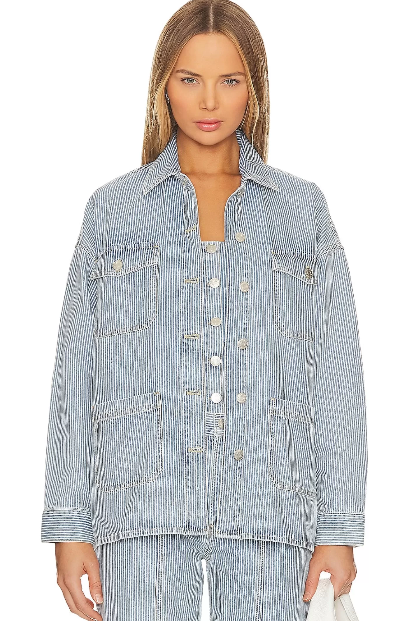 Diana Denim Shacket>Ena Pelly Cheap