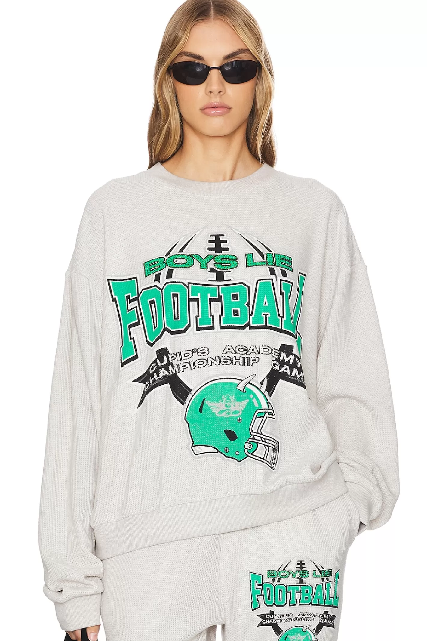 Don't Fumble Kara Crewneck>Boys Lie Clearance