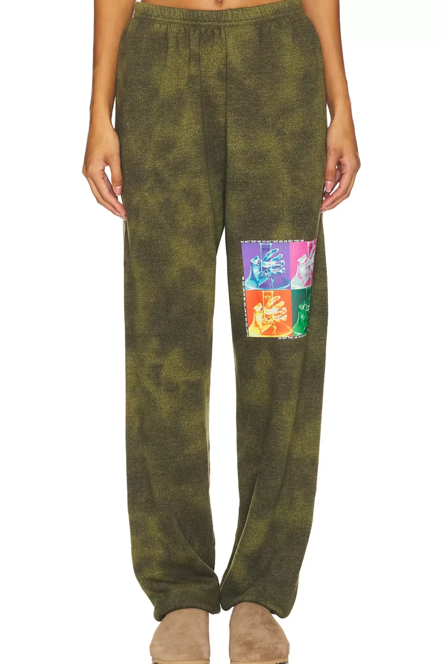 Don't Test Me Terry Natural Kimmy Sweatpants>Boys Lie Sale