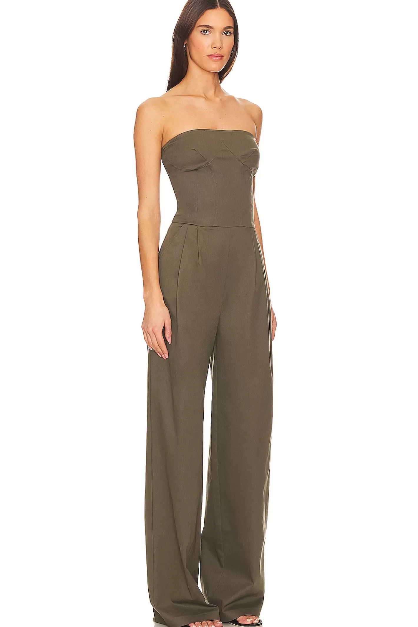 Double Pleated Wide Leg Jumpsuit>SELMACILEK Online