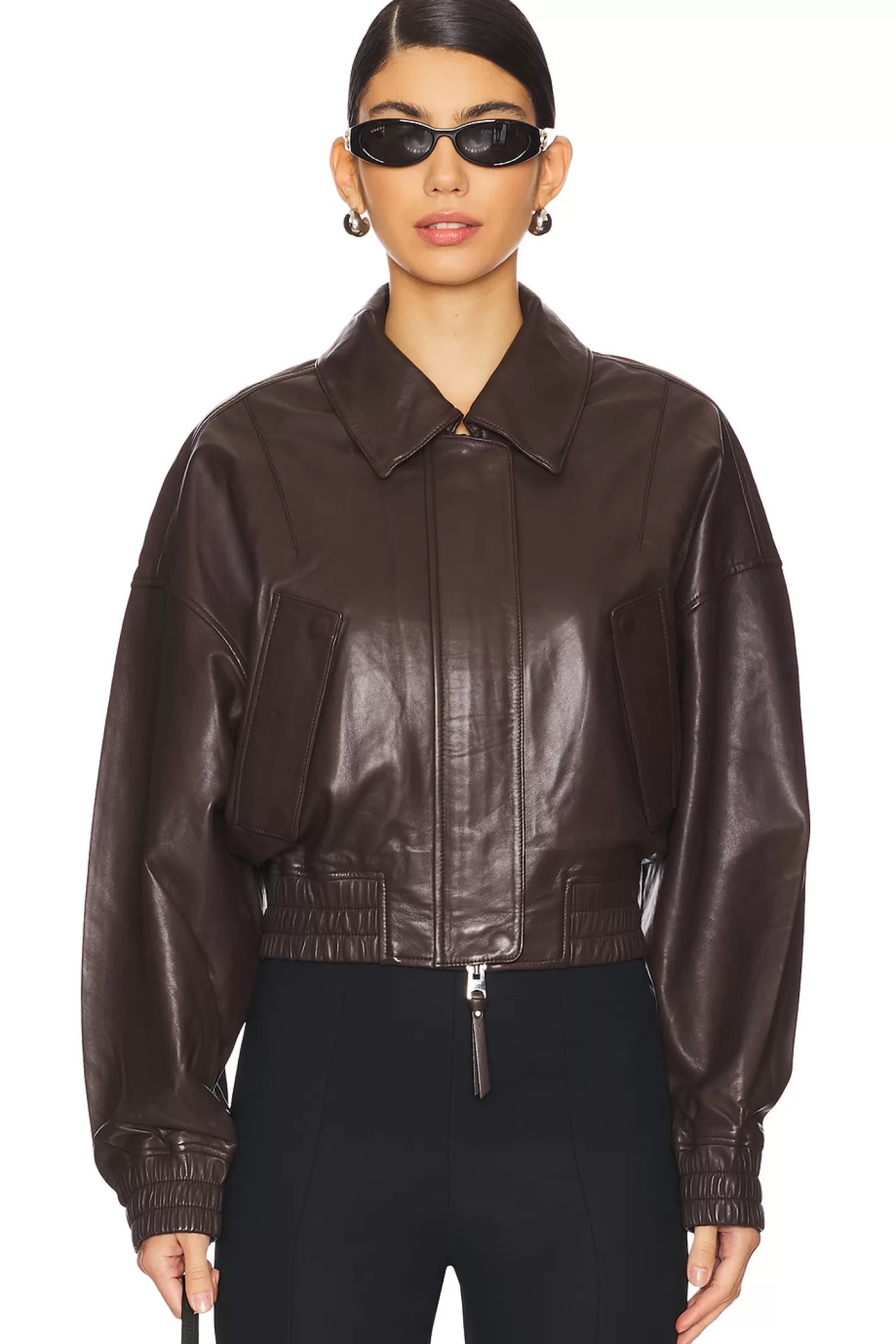 Ella Leather Bomber>Shoreditch Ski Club Sale