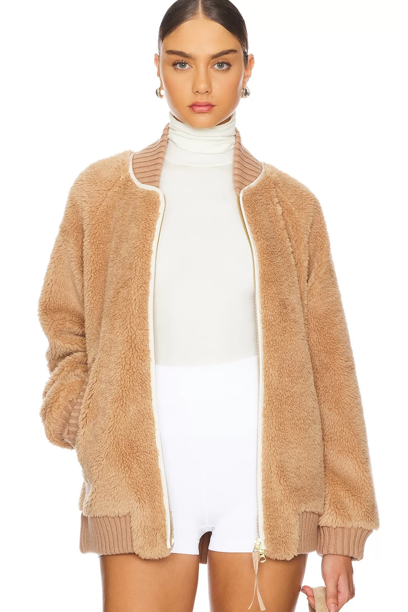 Ella Longline Sherpa Bomber>Varley Sale