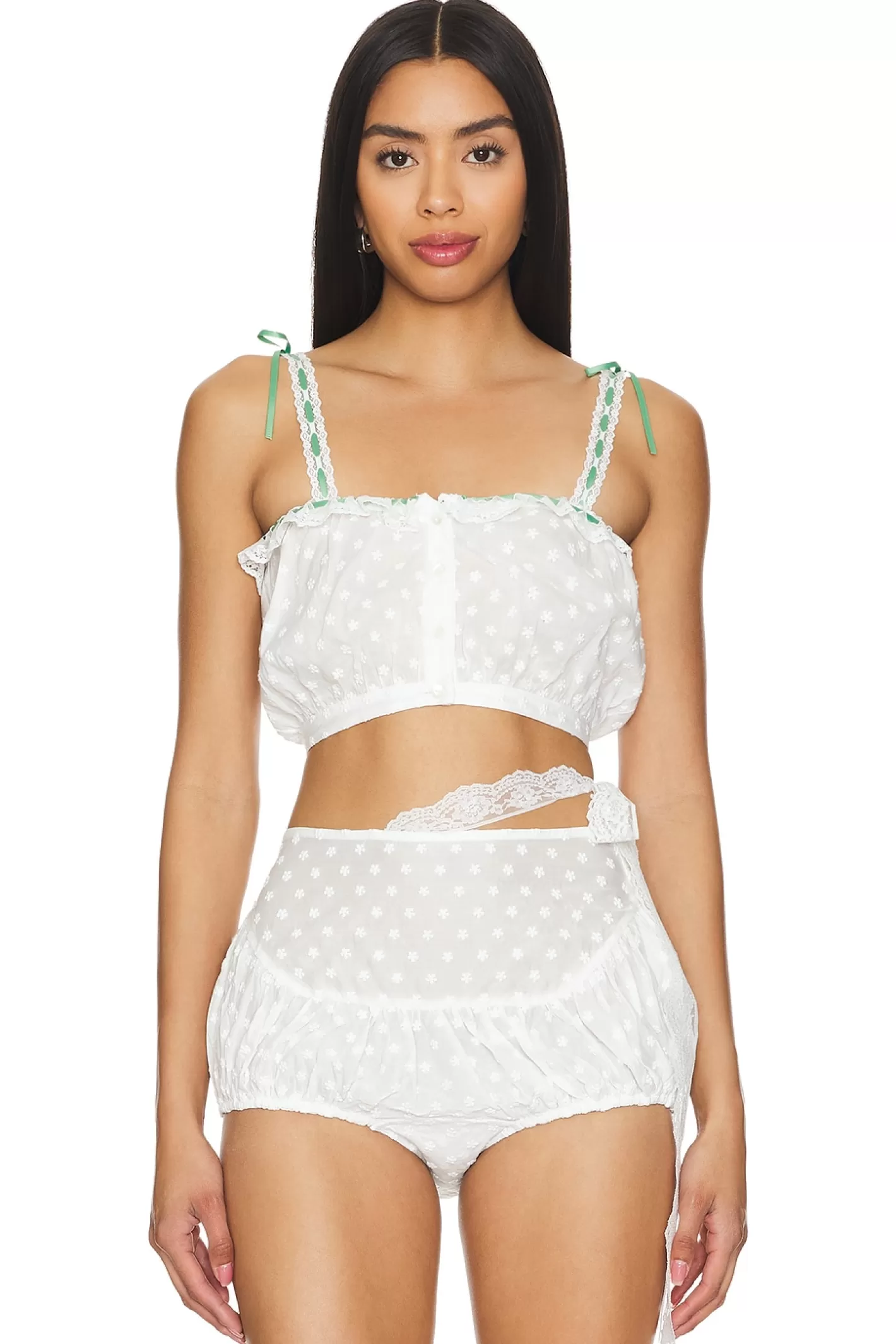 Embroidered Top>Yuhan Wang Hot