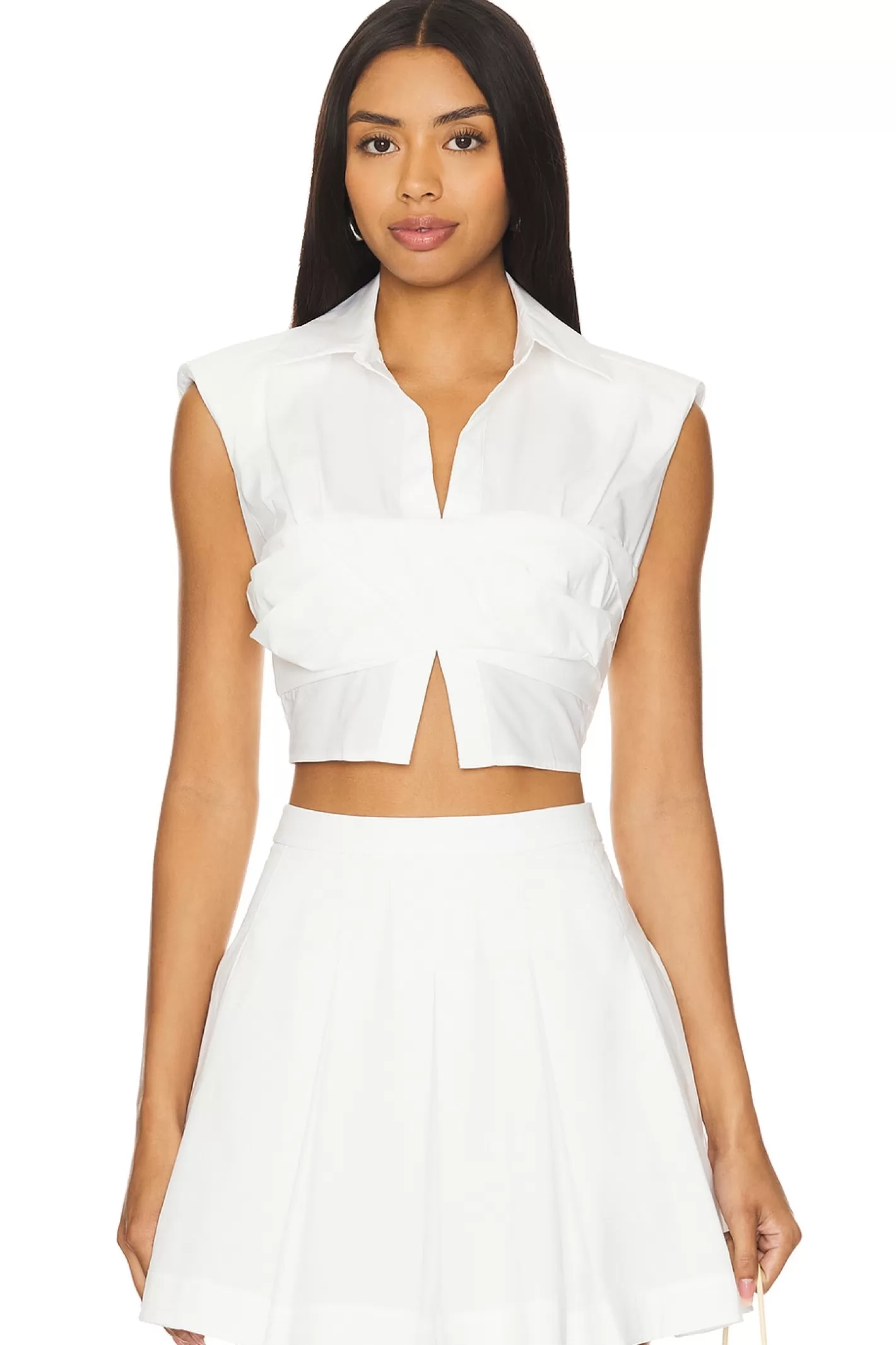 Emie Cropped Box Sleeve Top>SIMKHAI Cheap