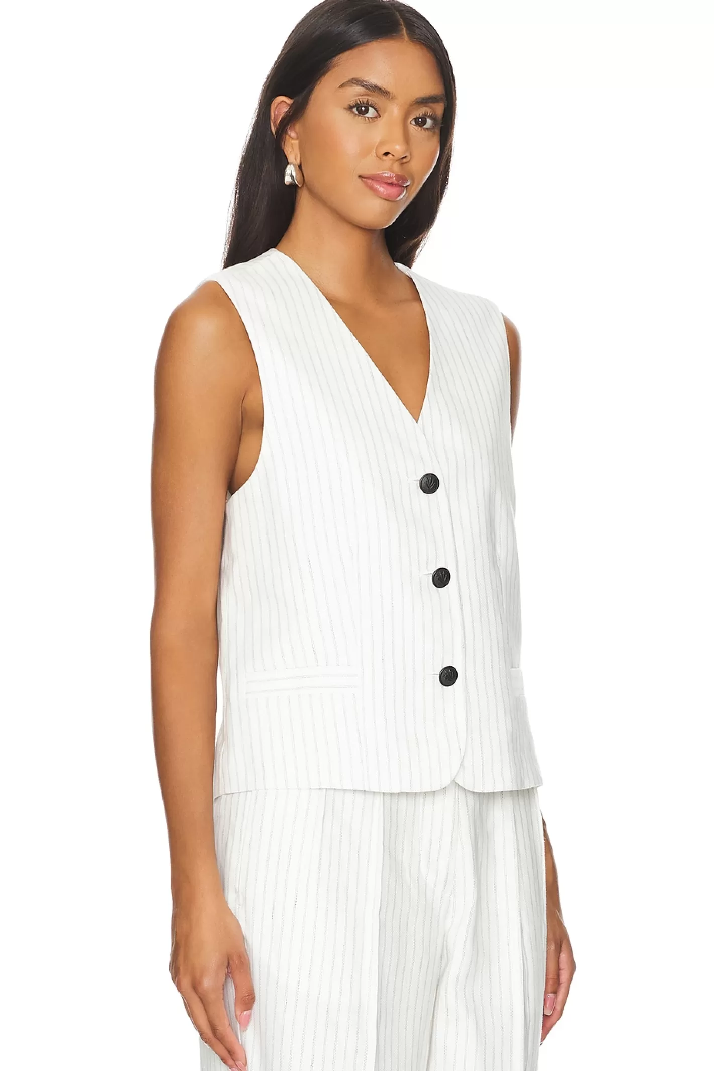 Erin Linen Vest>Rag & Bone Store