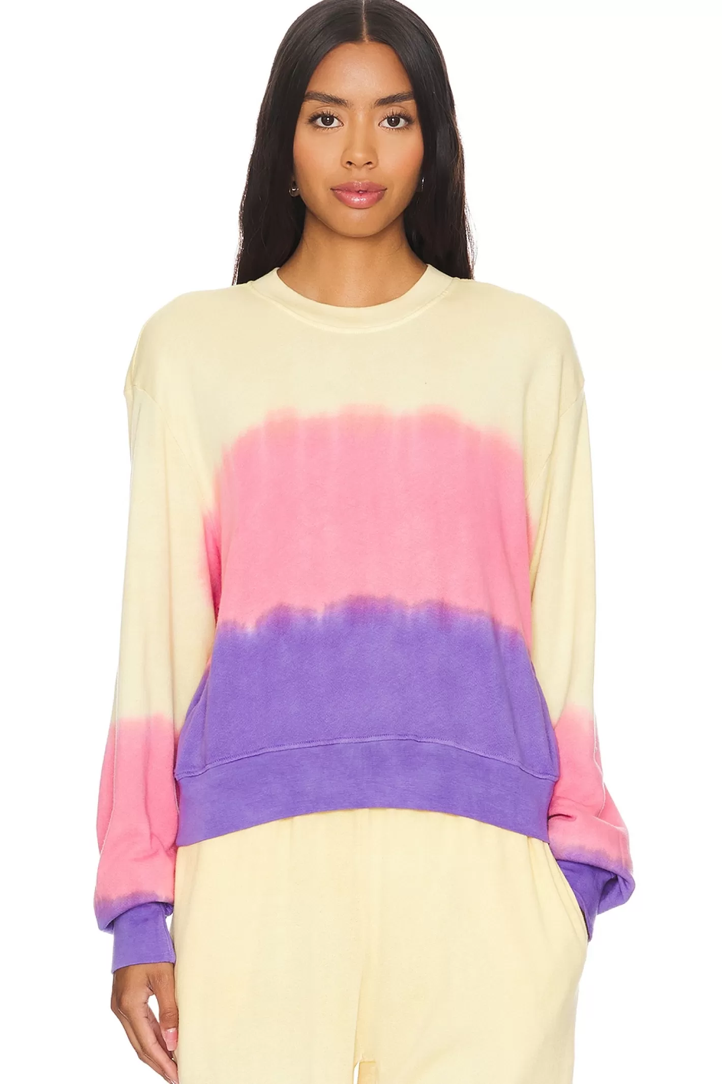 Exon Drop Shoulder Crew Neck Pullover>Michael Lauren Best Sale