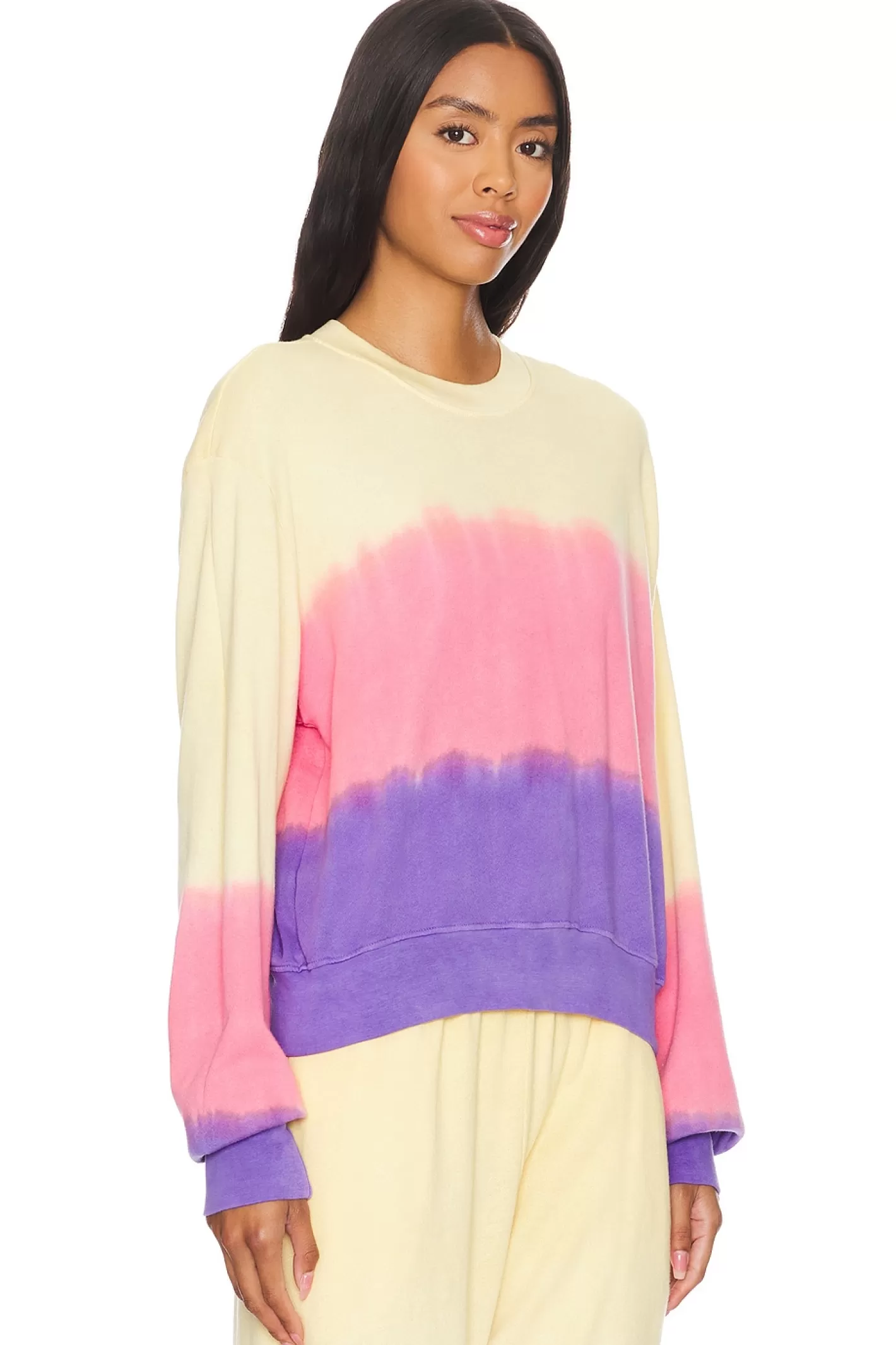 Exon Drop Shoulder Crew Neck Pullover>Michael Lauren Best Sale