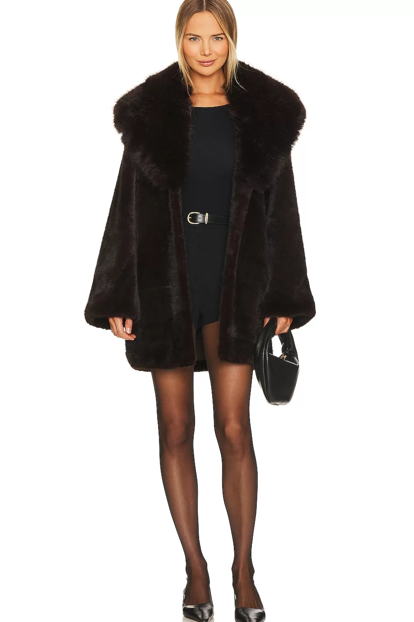 Faux Fox & Mink Coat>Adrienne Landau Best