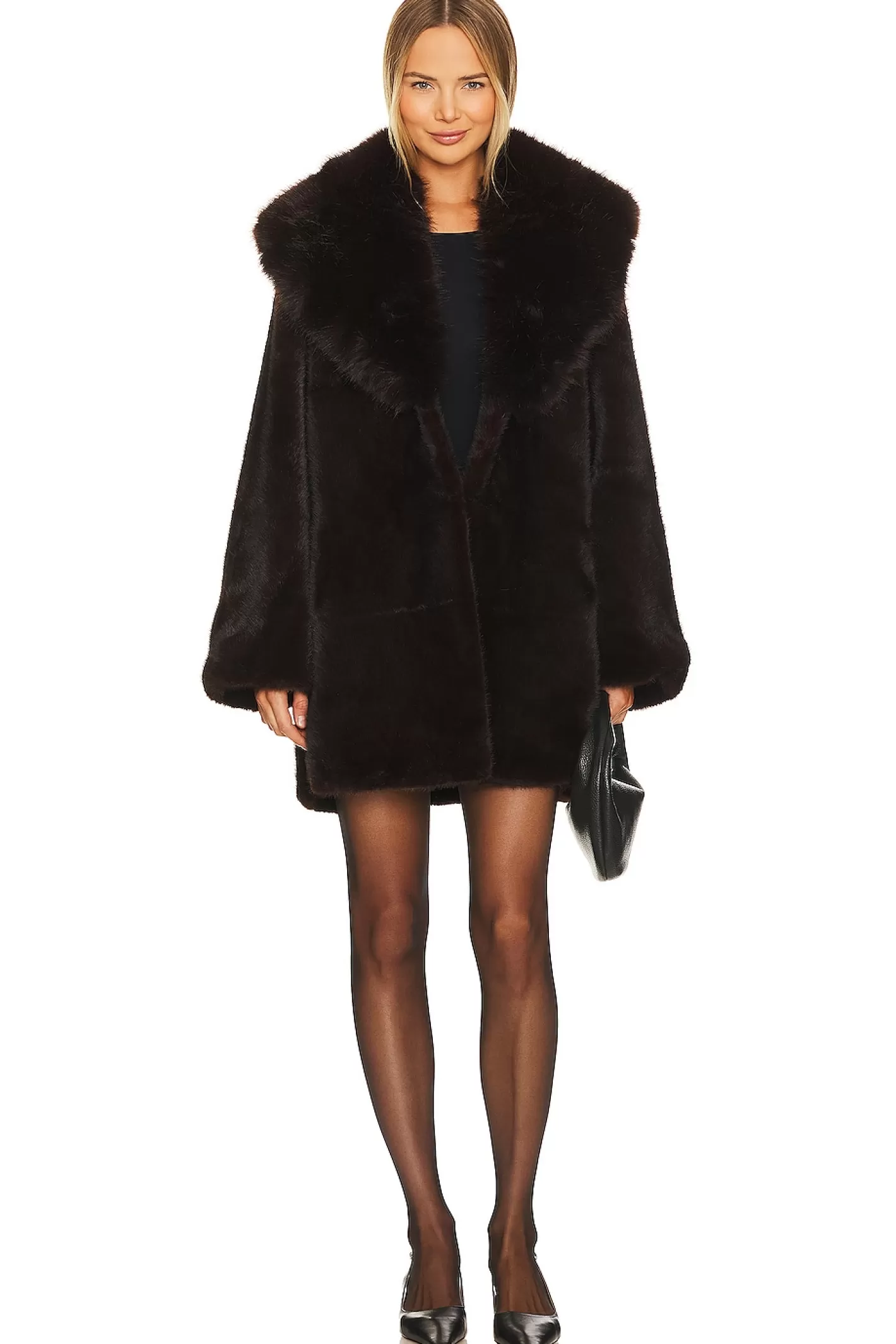 Faux Fox & Mink Coat>Adrienne Landau Best