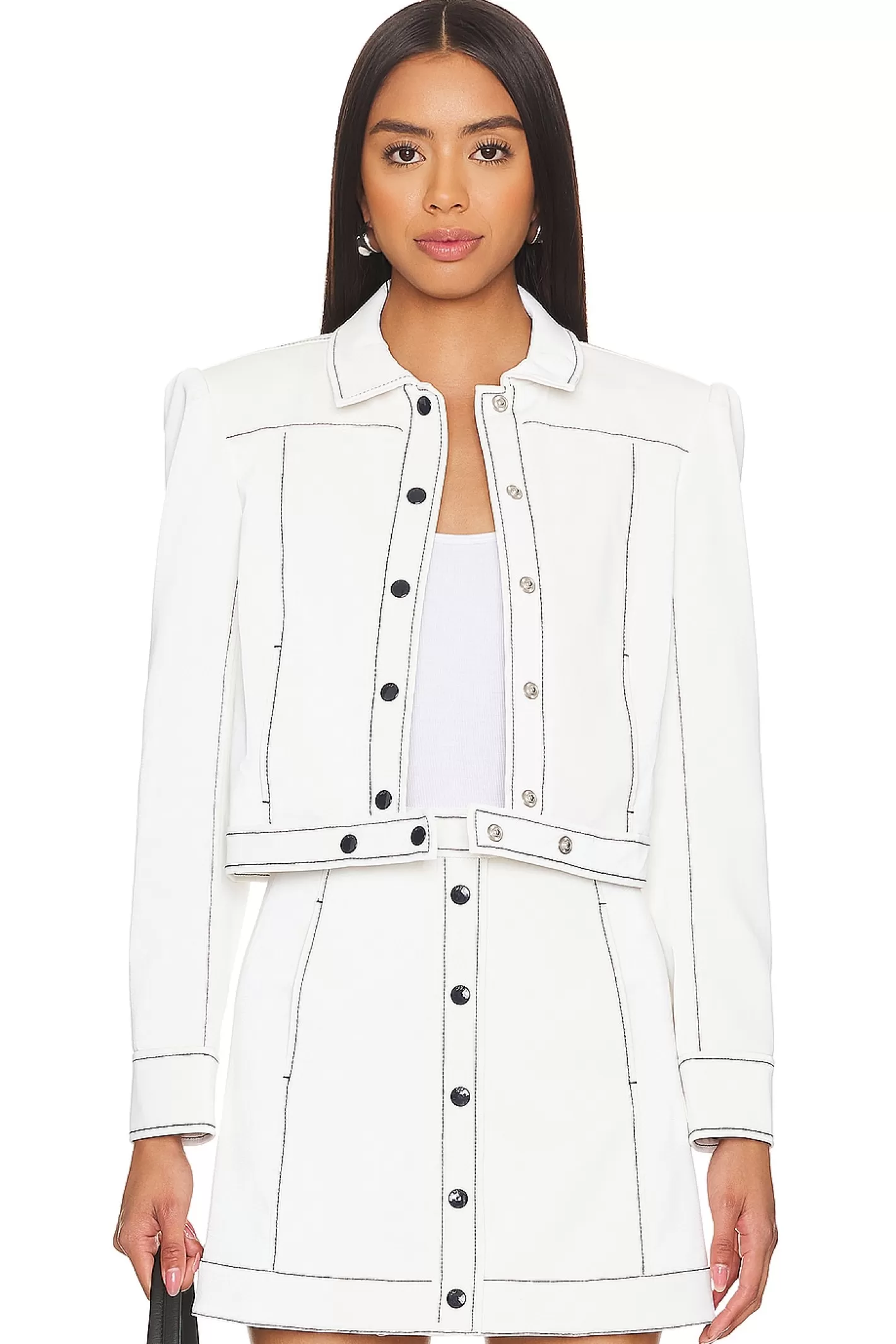 Faux Leather Ciara Jacket>Cinq a Sept Outlet