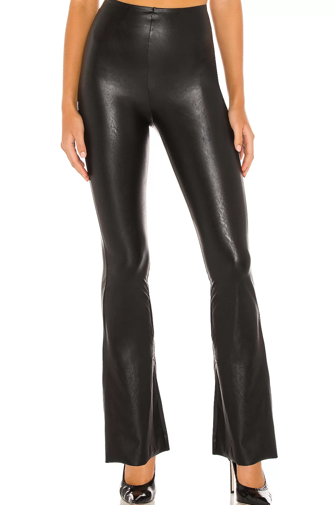 Faux Leather Flared Pant>Commando Discount