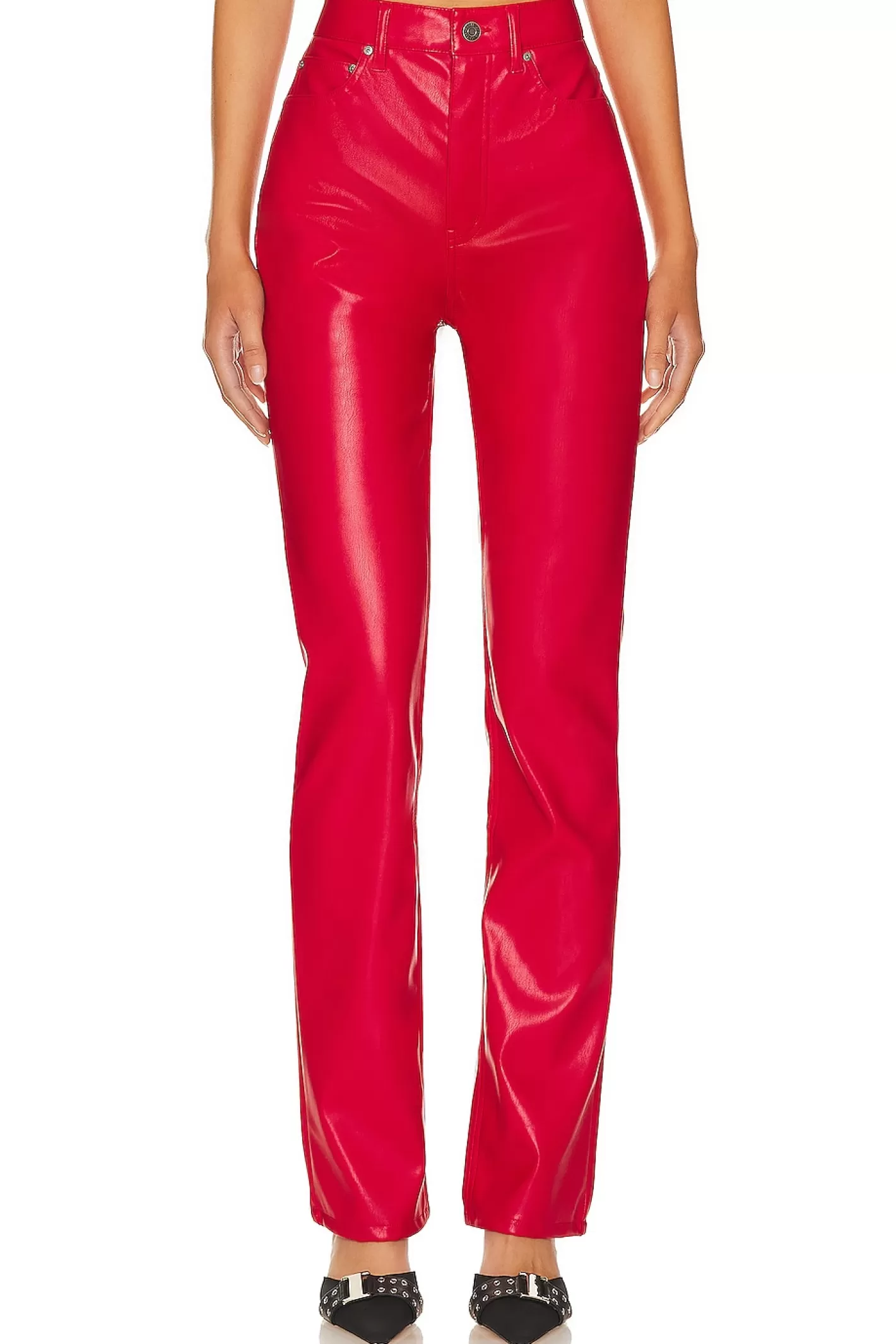 Faux Leather Heston Straight Leg Pants>AFRM Hot