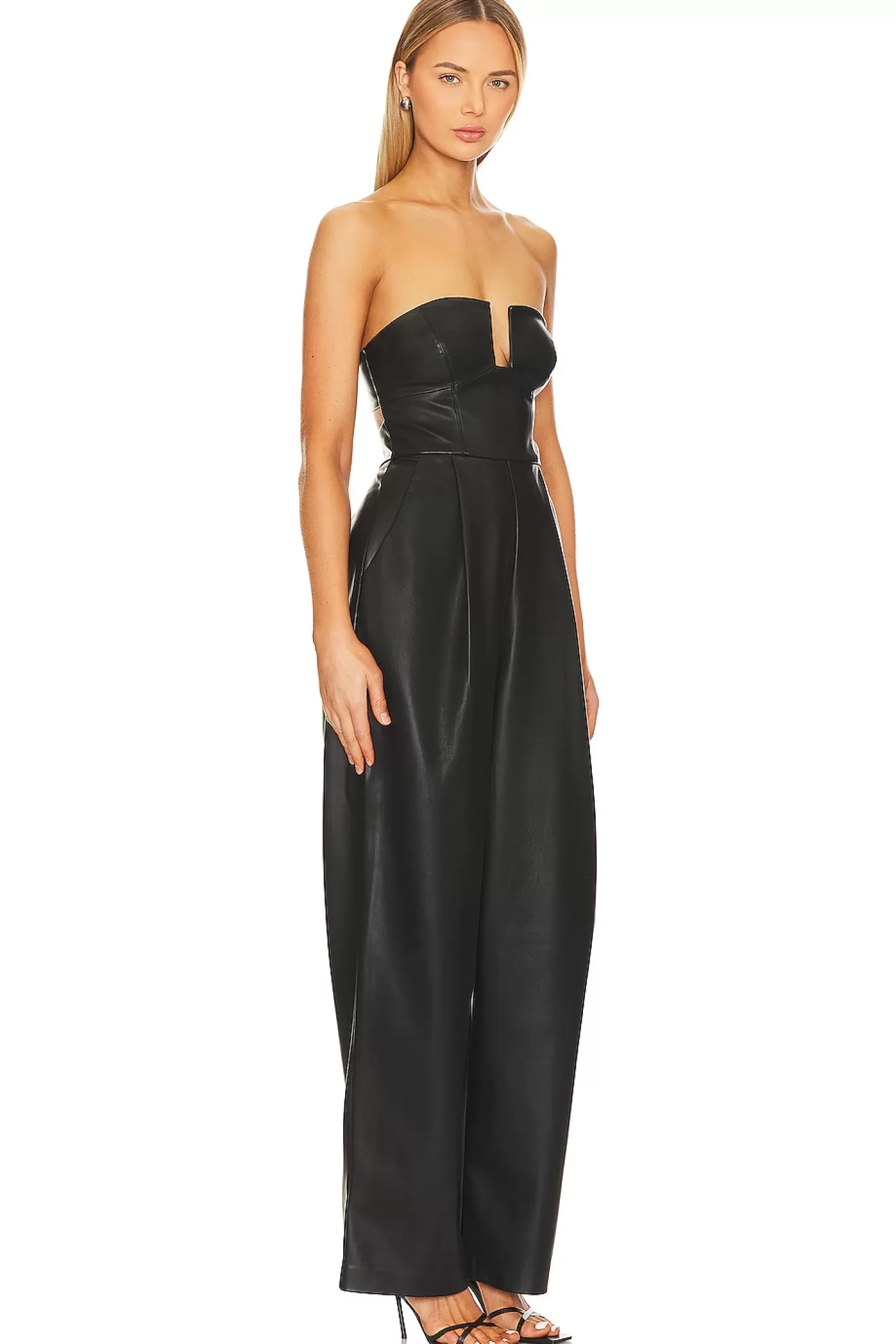 Faux Leather Jumpsuit>Susana Monaco Best Sale