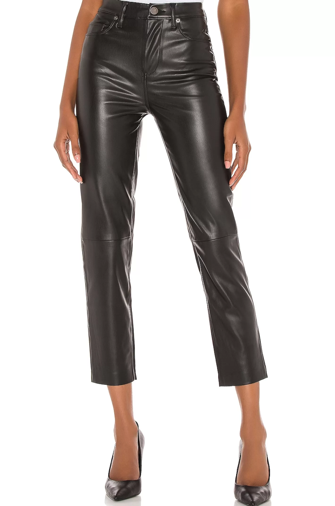 Faux Leather Straight Leg Pant>BLANKNYC Shop