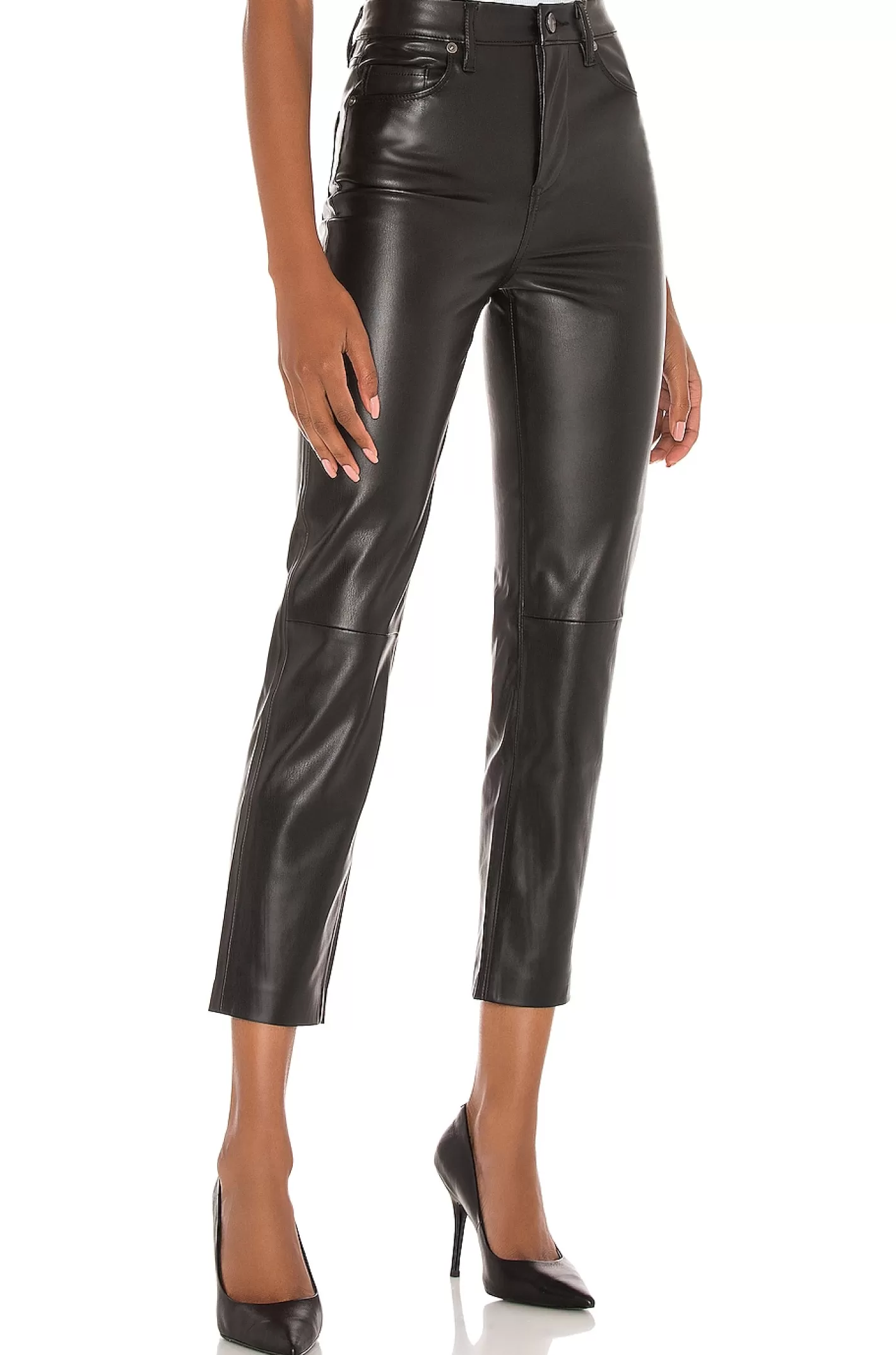 Faux Leather Straight Leg Pant>BLANKNYC Shop