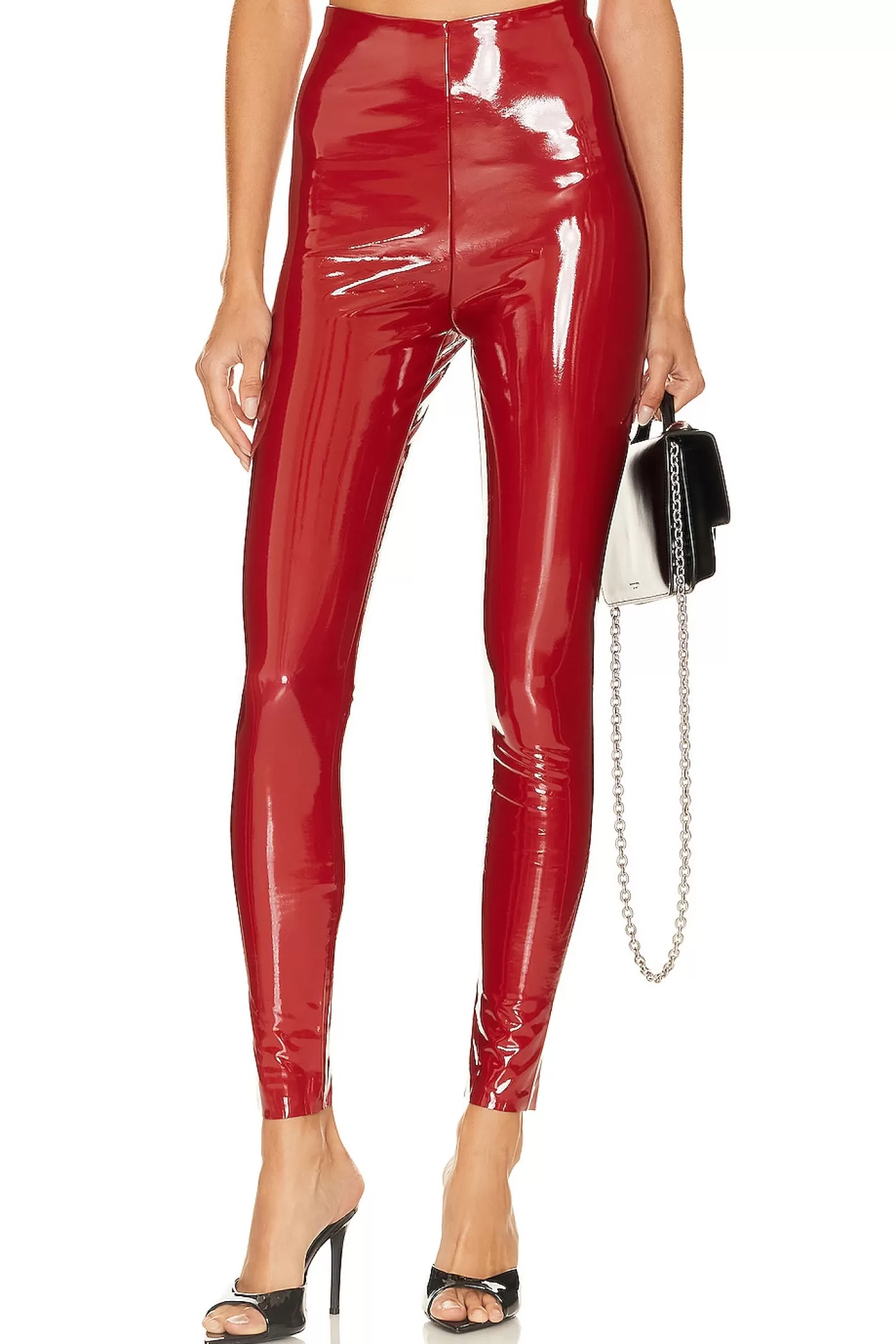 Faux Patent Leather Legging>Commando Clearance