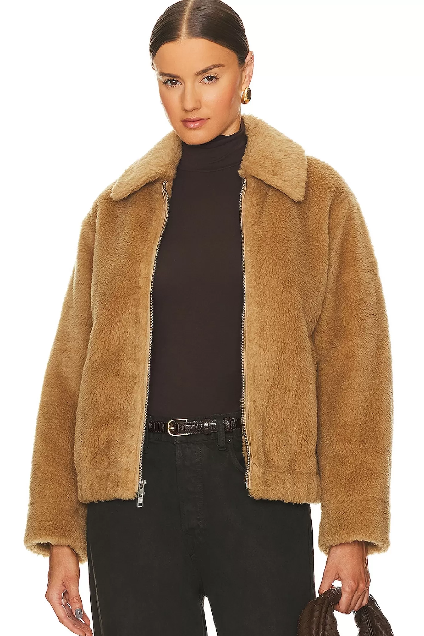 Faux Shearling Bomber Jacket>Vince Best Sale
