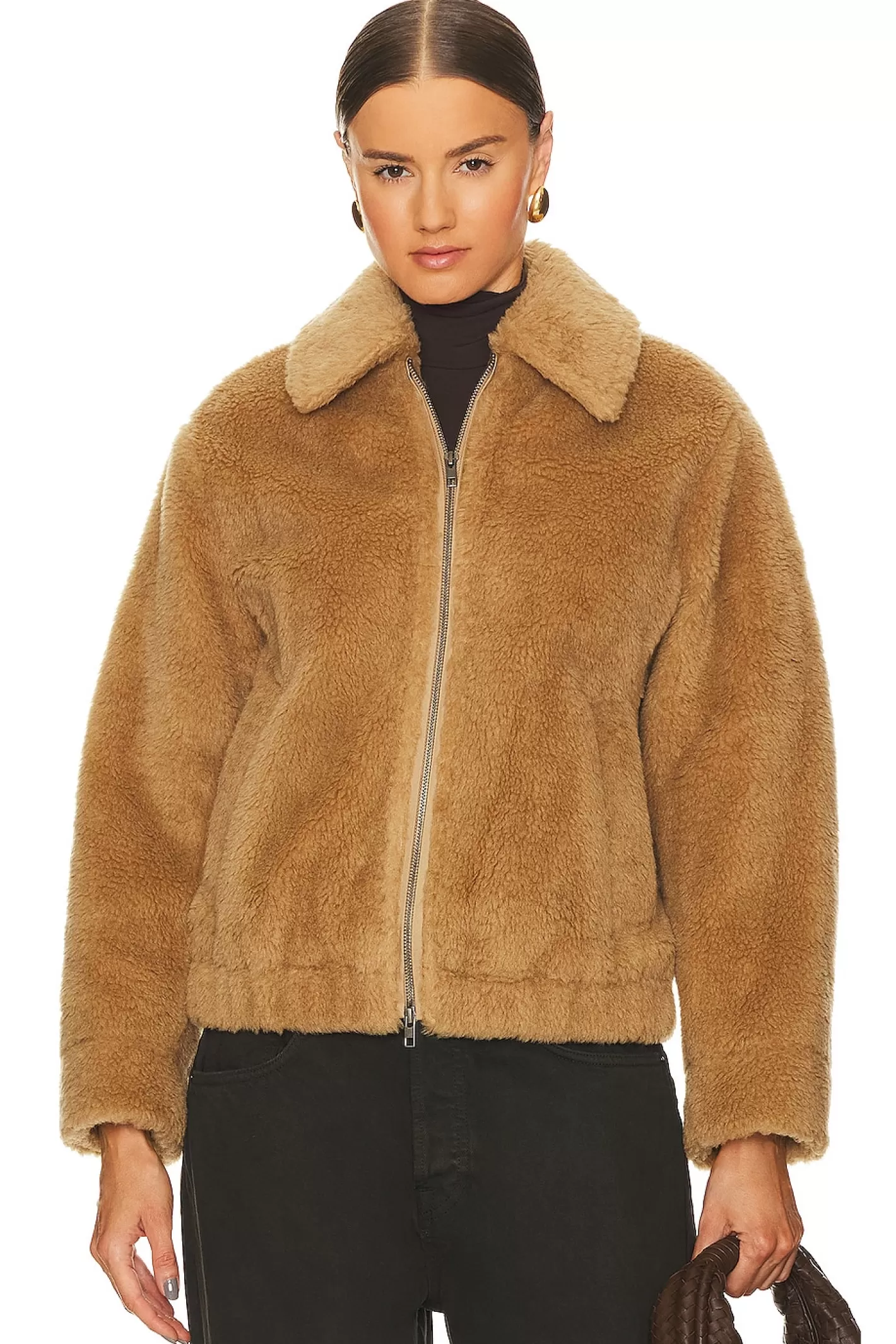 Faux Shearling Bomber Jacket>Vince Best Sale