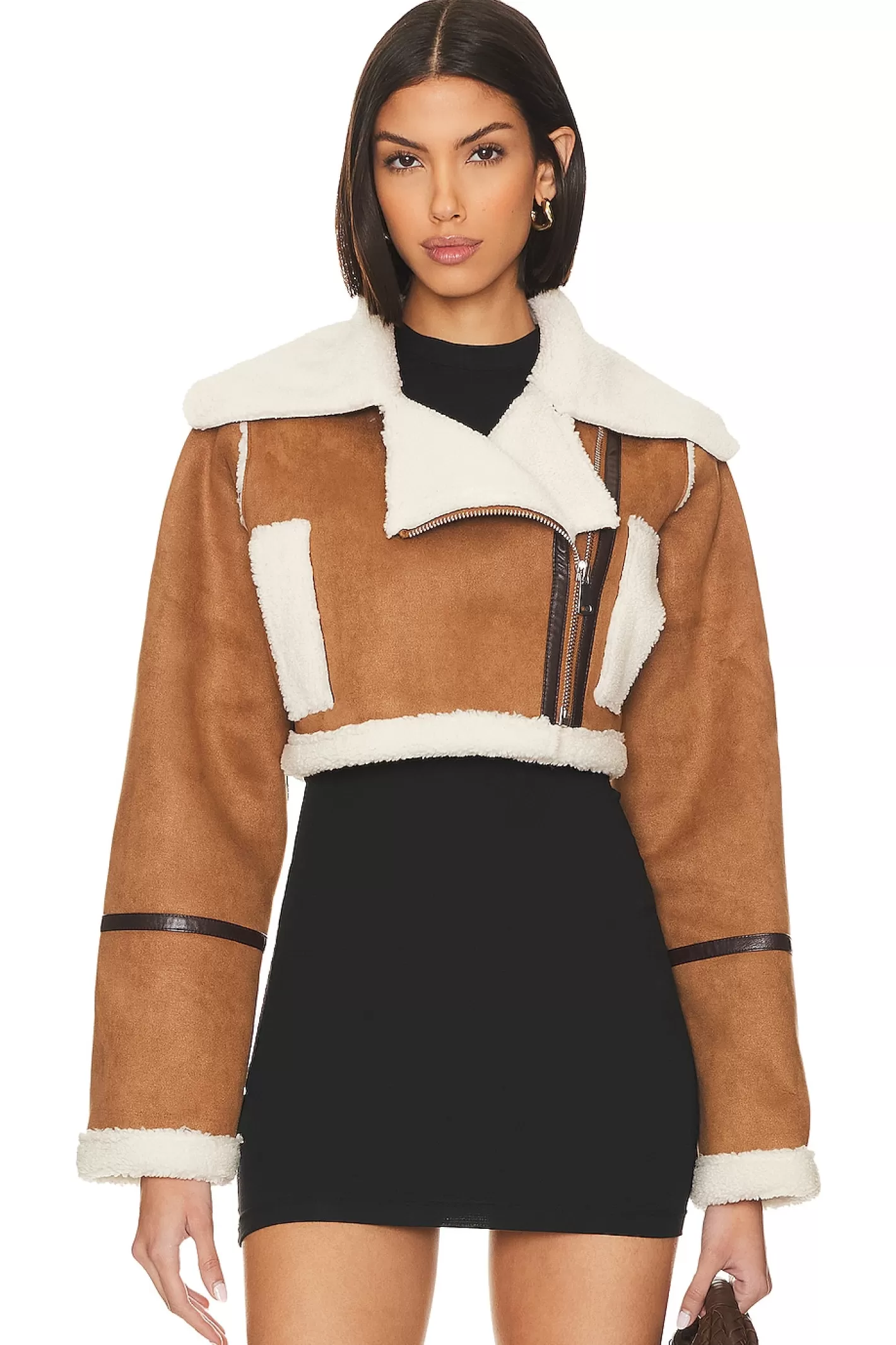 Faux Shearling Jacket>Adrienne Landau Best Sale