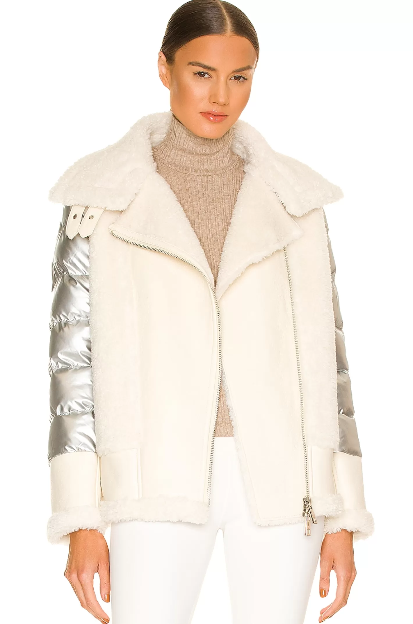 Faux Sherpa Moto Jacket>jocelyn Discount