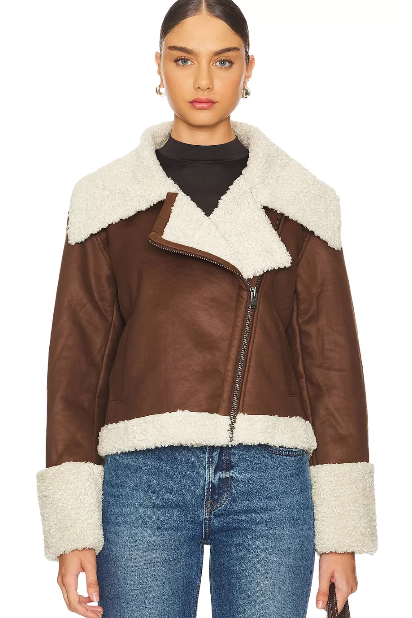 Finn Faux Leather Jacket>Bardot Discount